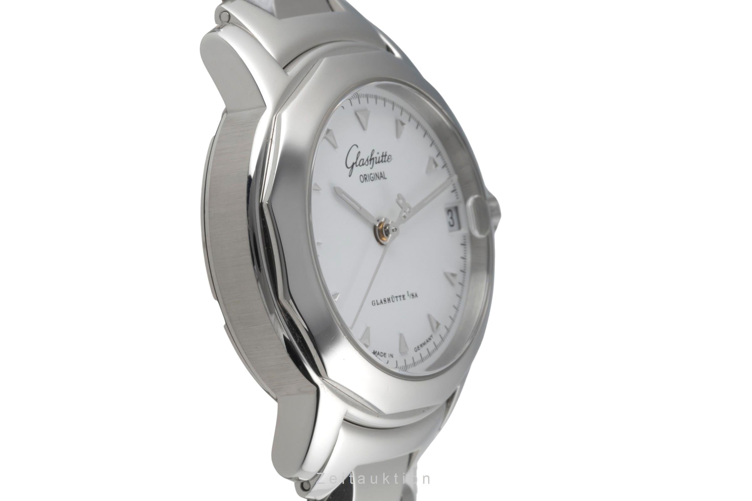Glashütte Lady Sport acero automático reloj para damas  10-33-41-51-04 LP: 6100EUR  [2400718]