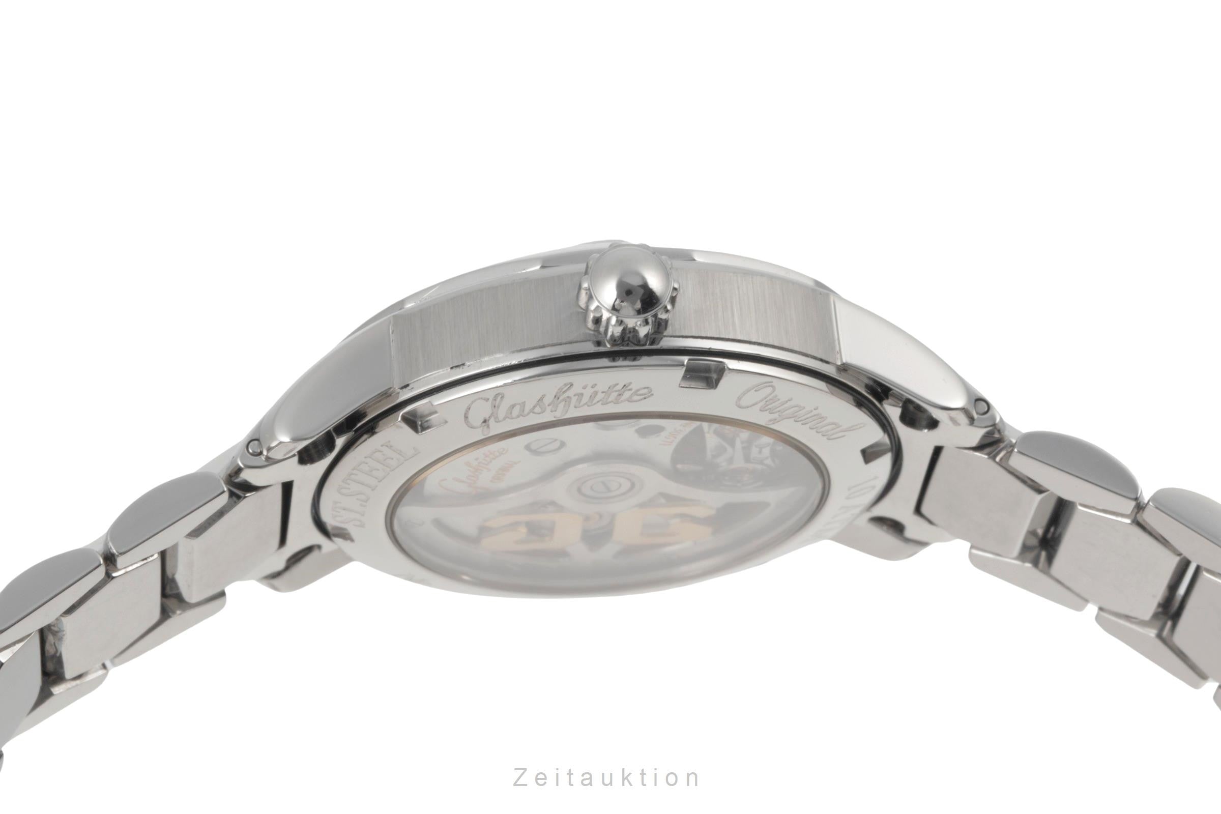 Glashütte Lady Sport acero automático reloj para damas  10-33-41-51-04 LP: 6100EUR  [2400718]