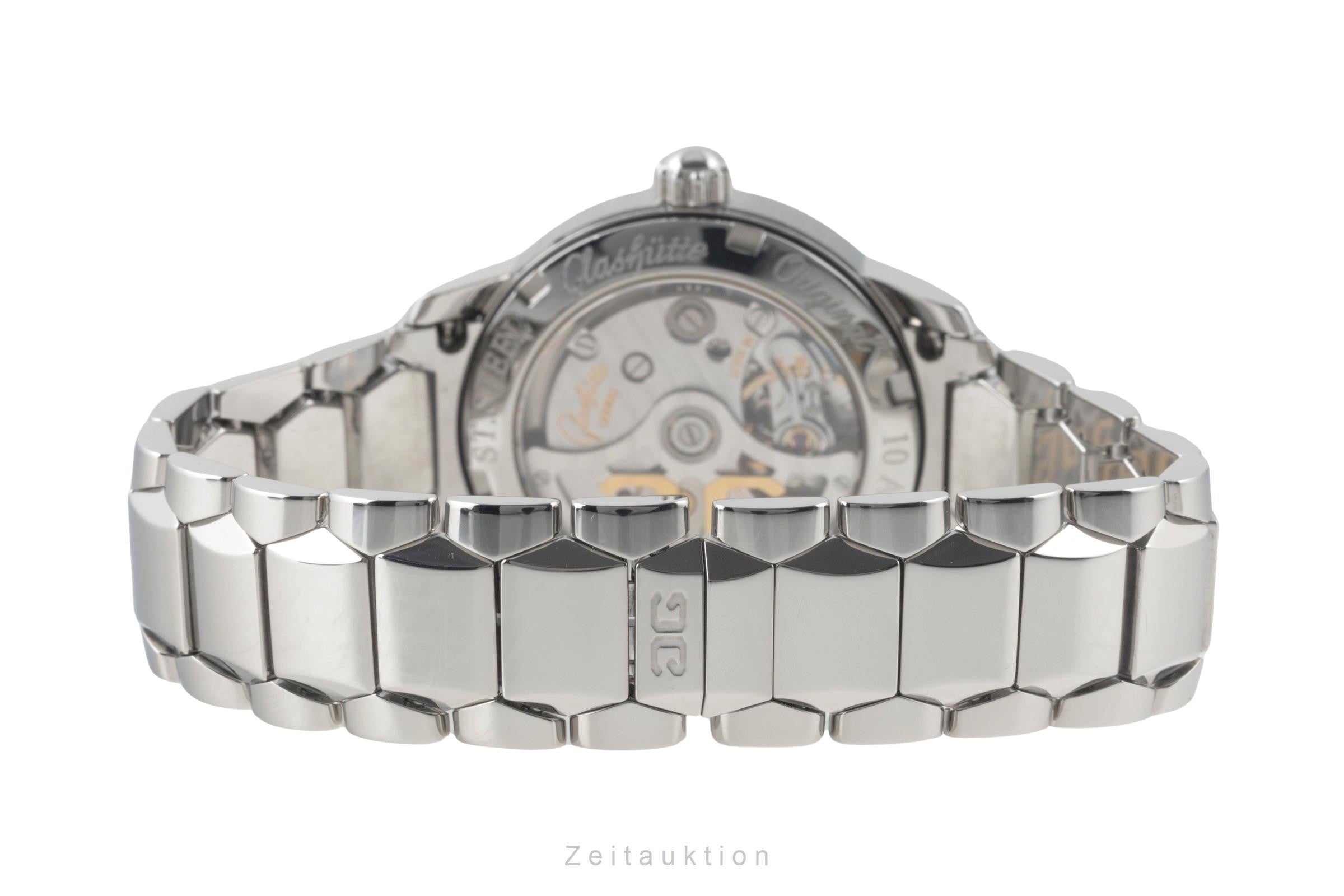 Glashütte Lady Sport acero automático reloj para damas  10-33-41-51-04 LP: 6100EUR  [2400718]