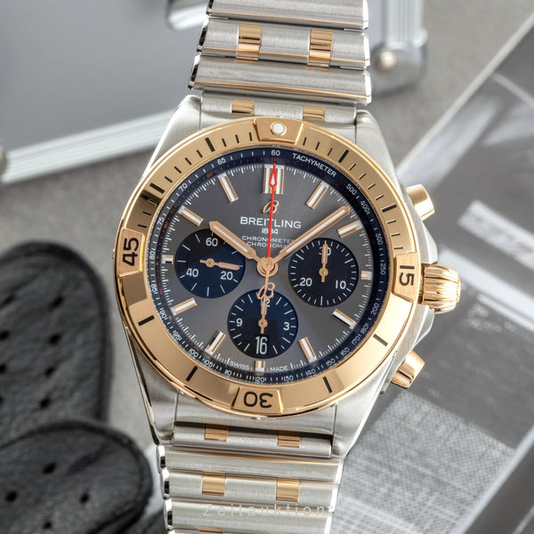 Breitling Chronomat cronografo acciaio / oro automatismo orologio da uomo UB0134101B1U1 LP: 12950EUR  [2400769]