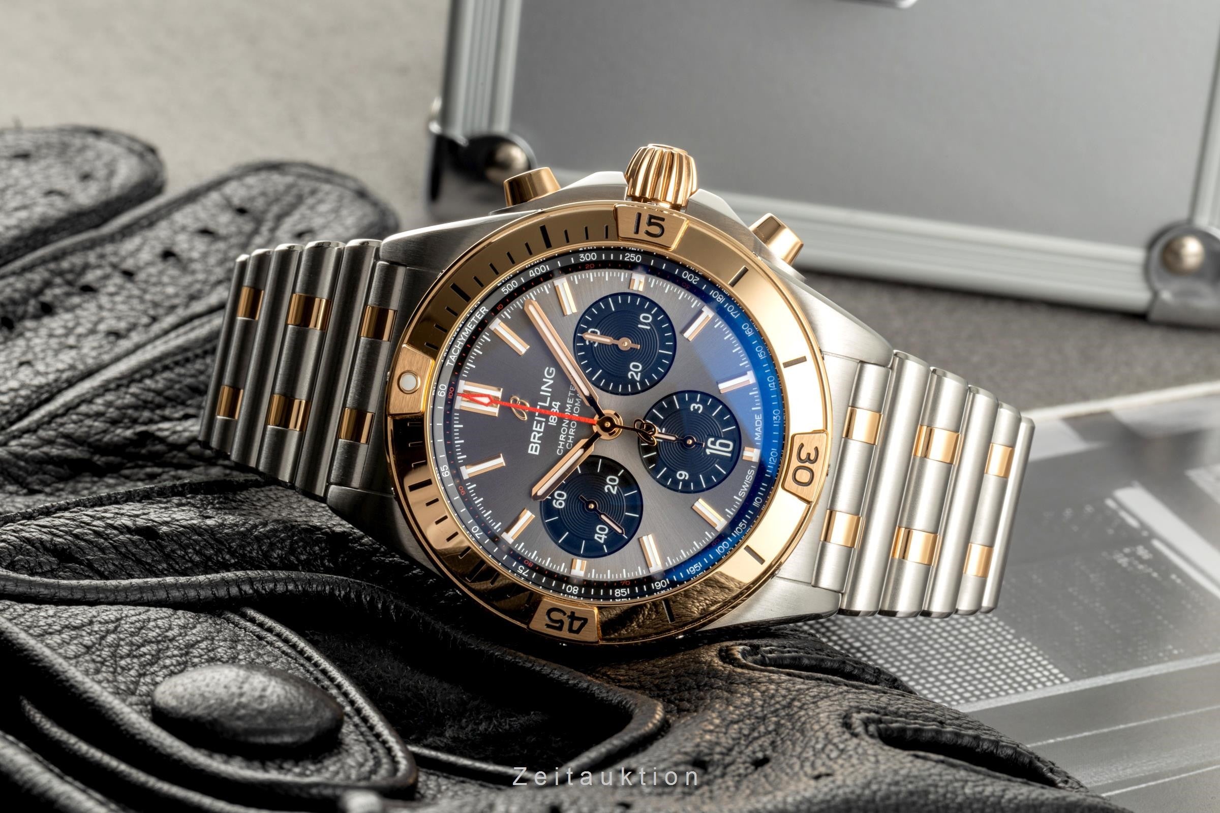 Breitling Chronomat cronografo acciaio / oro automatismo orologio da uomo UB0134101B1U1 LP: 12950EUR  [2400769]