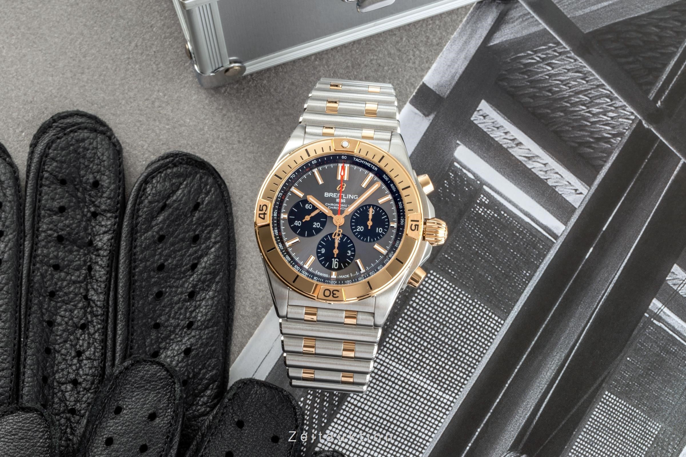 Breitling Chronomat cronografo acciaio / oro automatismo orologio da uomo UB0134101B1U1 LP: 12950EUR  [2400769]