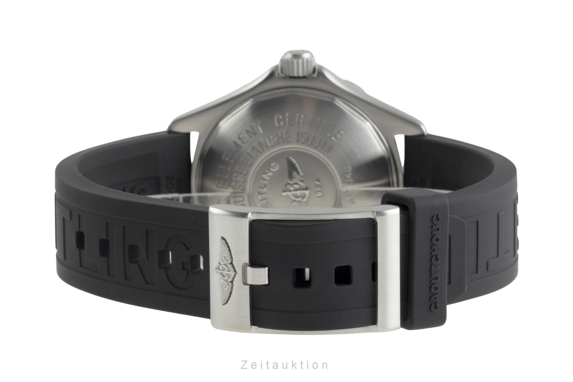 Breitling Superocean acciaio automatismo orologio da uomo A17345 LP: 4900EUR  [2400776]