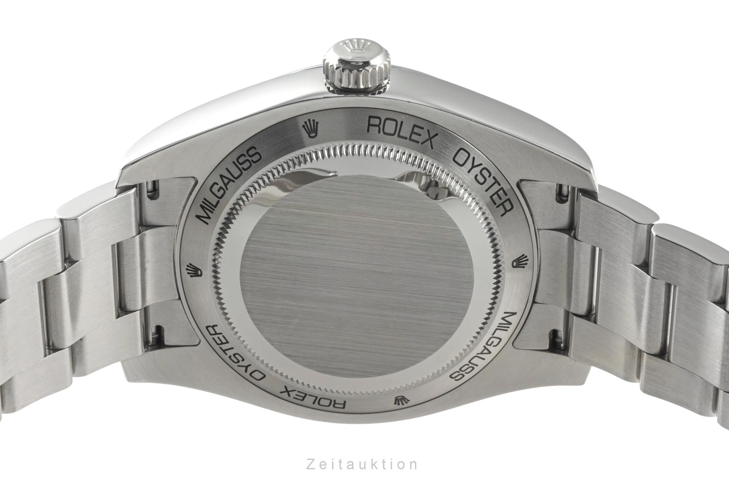 Rolex Milgauss Black Dial Oyster Edelstahl Automatik Ref. 116400GV V-Serie [2400789]