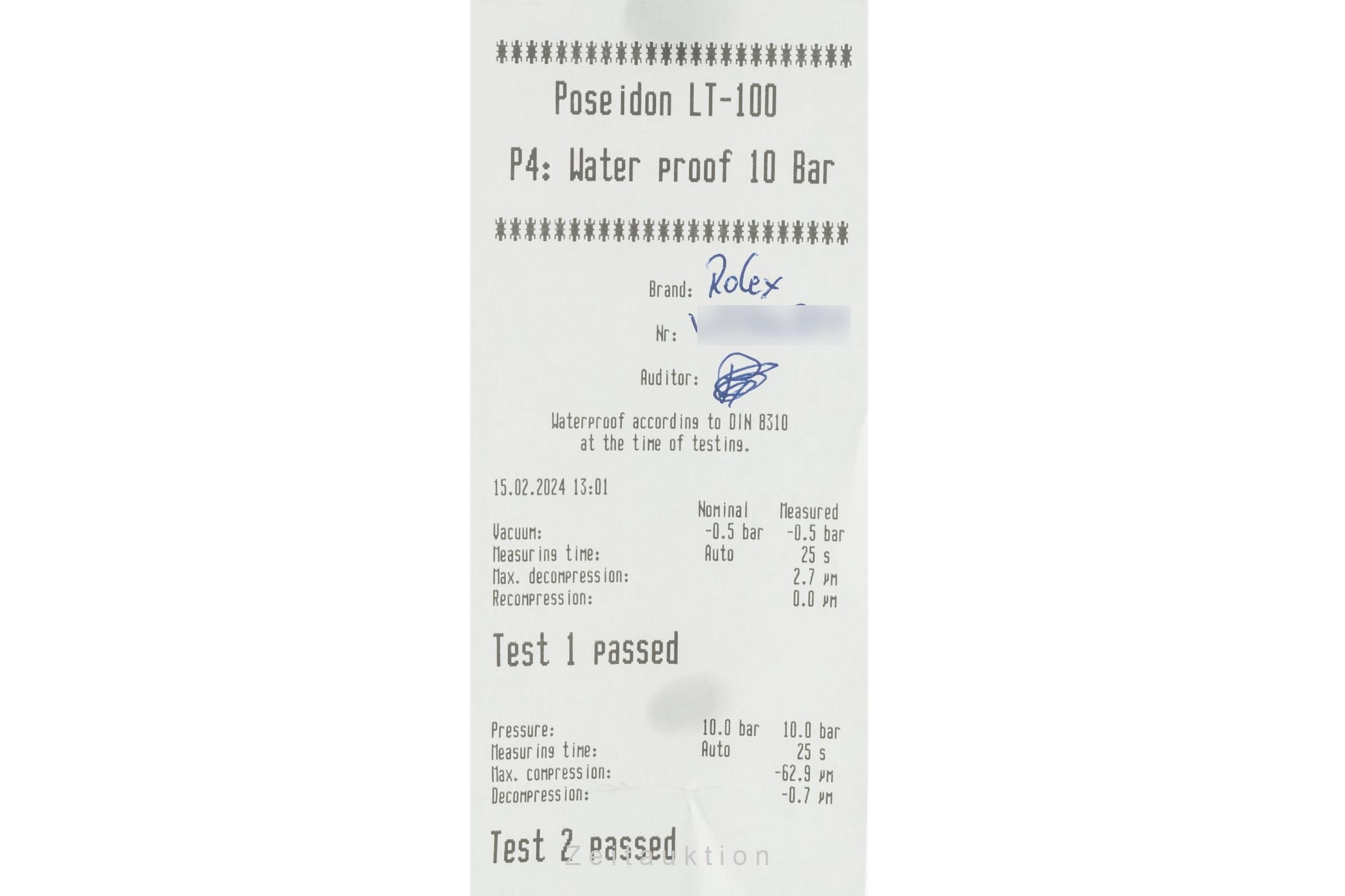 Rolex Milgauss Black Dial Oyster Edelstahl Automatik Ref. 116400GV V-Serie [2400789]