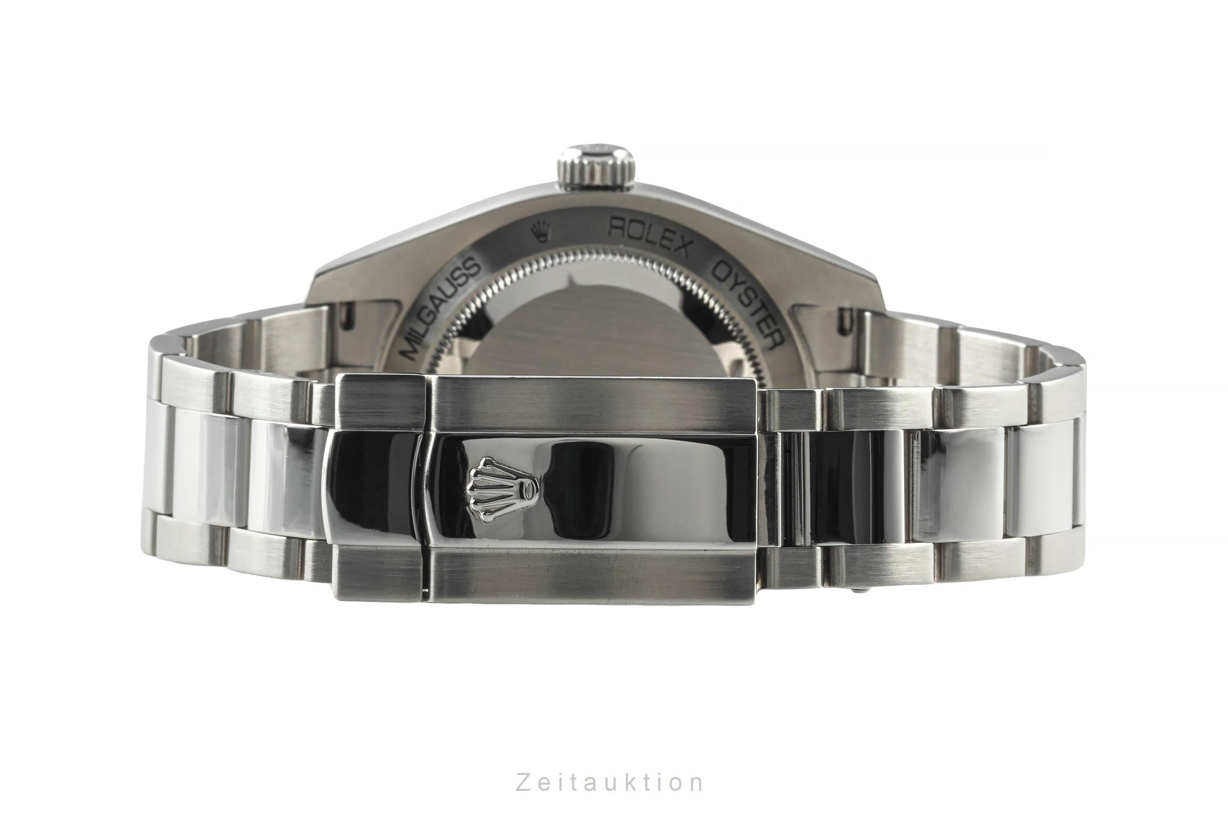 Rolex Milgauss Black Dial Oyster Edelstahl Automatik Ref. 116400GV V-Serie [2400789]