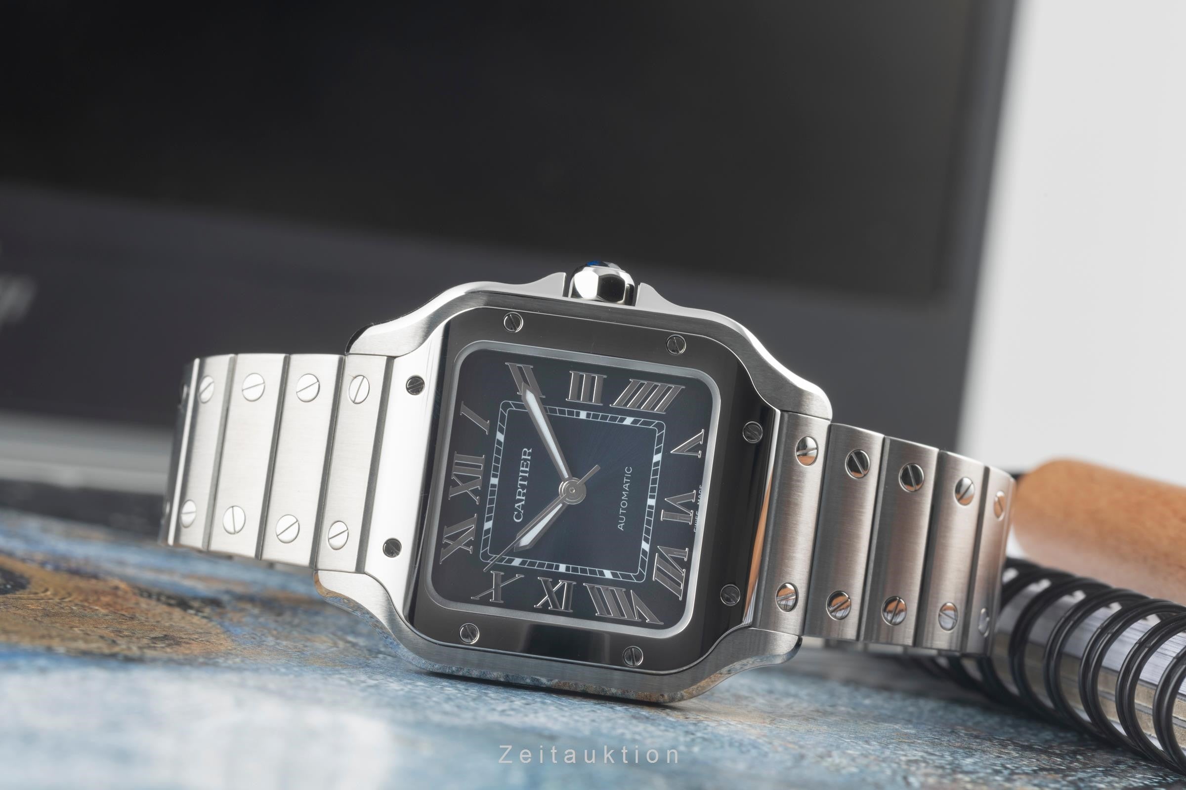 Cartier Santos steel automatic men's watch WSSA0063, 4075 LP: 7600EUR  [2400829]