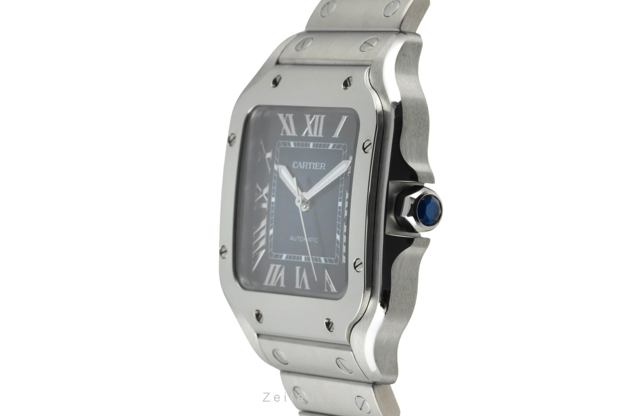 Cartier Santos steel automatic men's watch WSSA0063, 4075 LP: 7600EUR  [2400829]