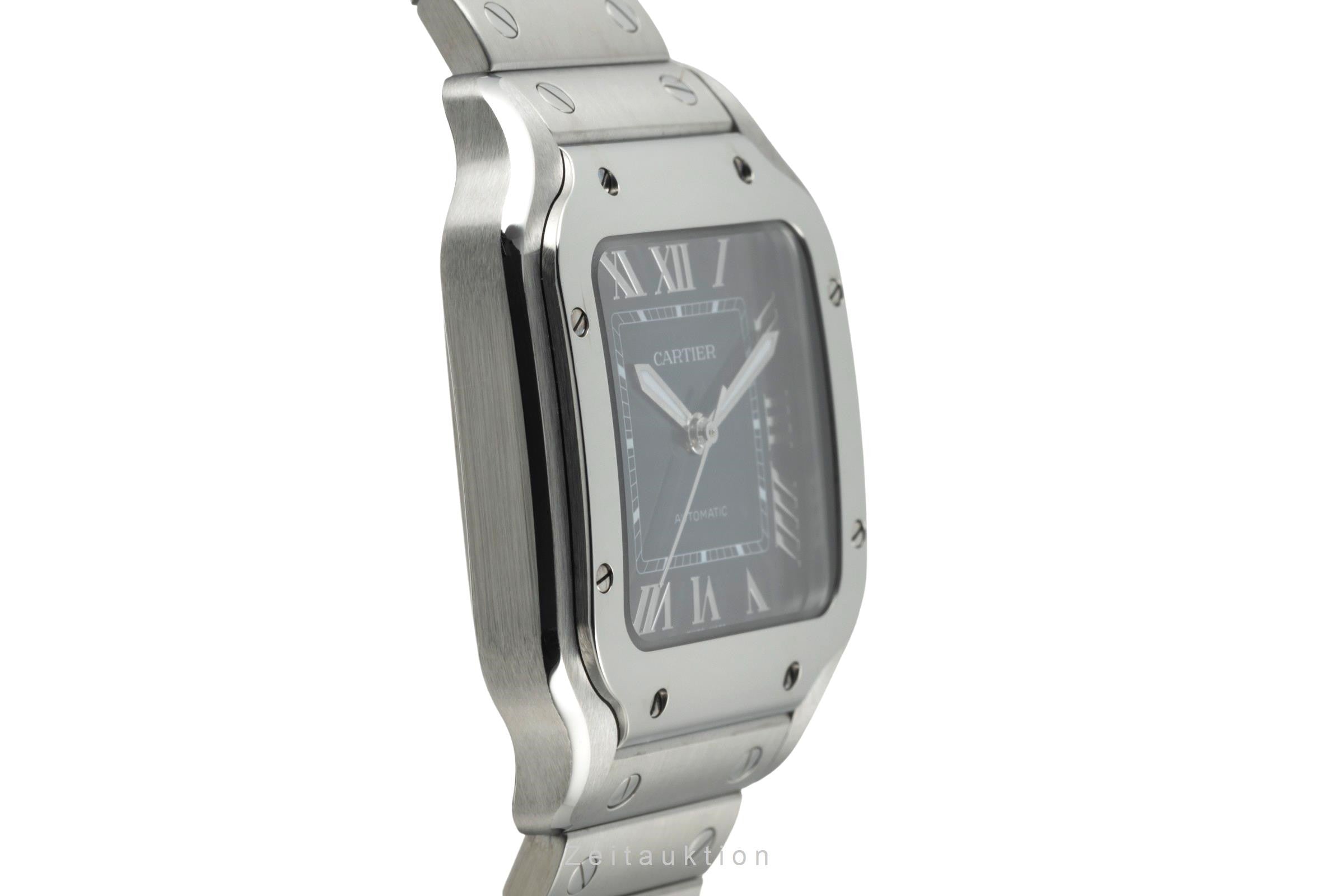 Cartier Santos steel automatic men's watch WSSA0063, 4075 LP: 7600EUR  [2400829]