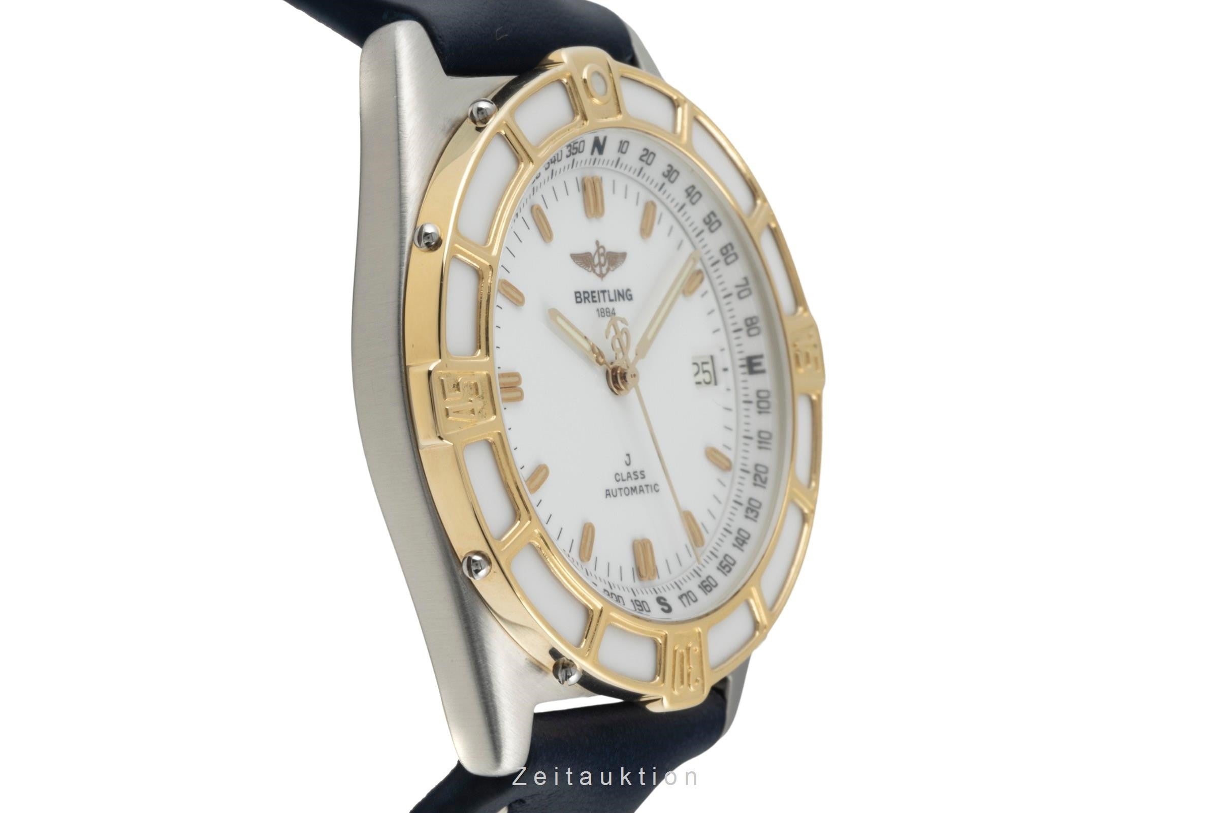 Breitling J-Class Stahl / Gold White Dial Automatik Herrenuhr Ref. 80250 Klassik [2400833]