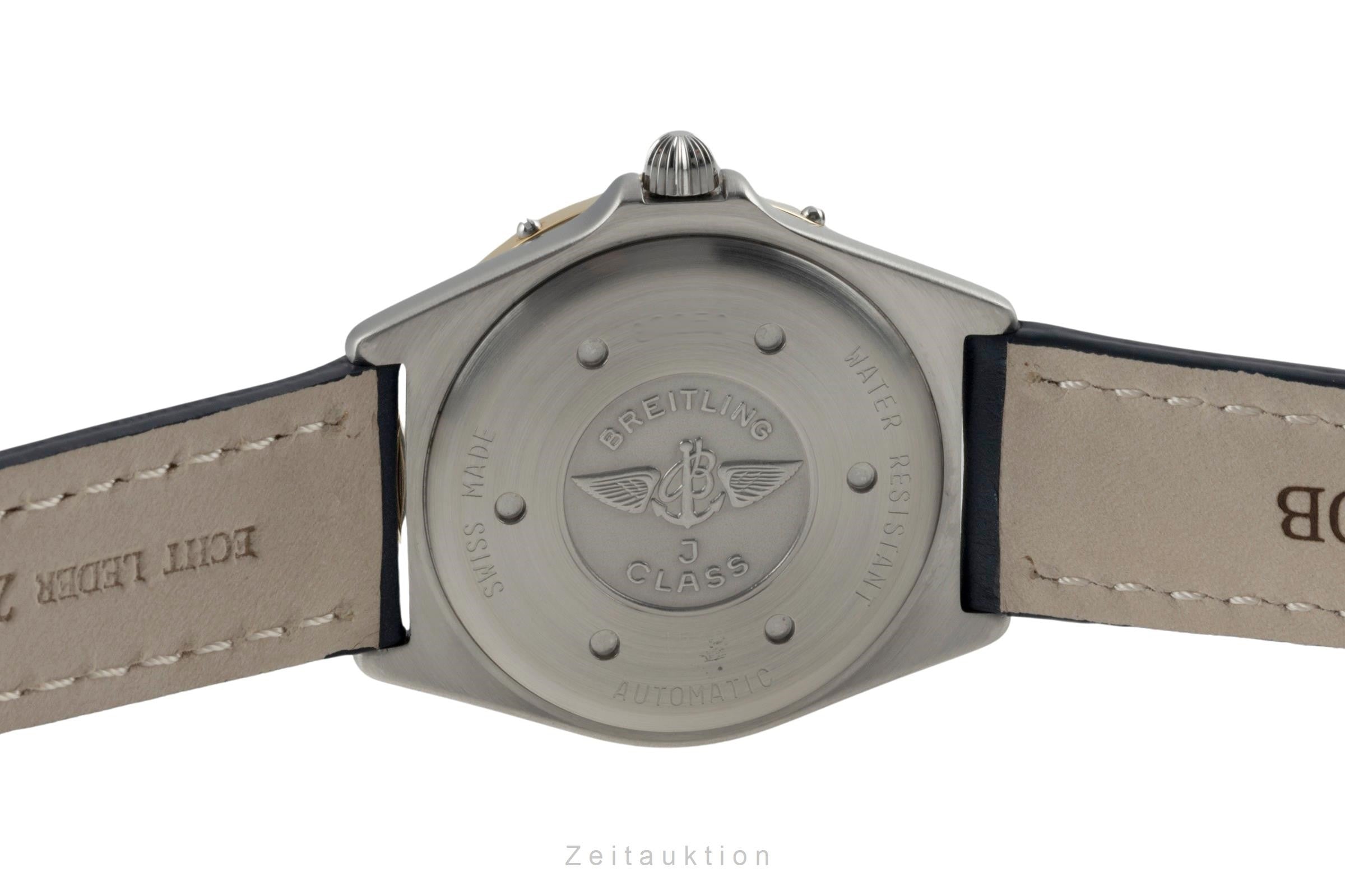 Breitling J-Class Stahl / Gold White Dial Automatik Herrenuhr Ref. 80250 Klassik [2400833]