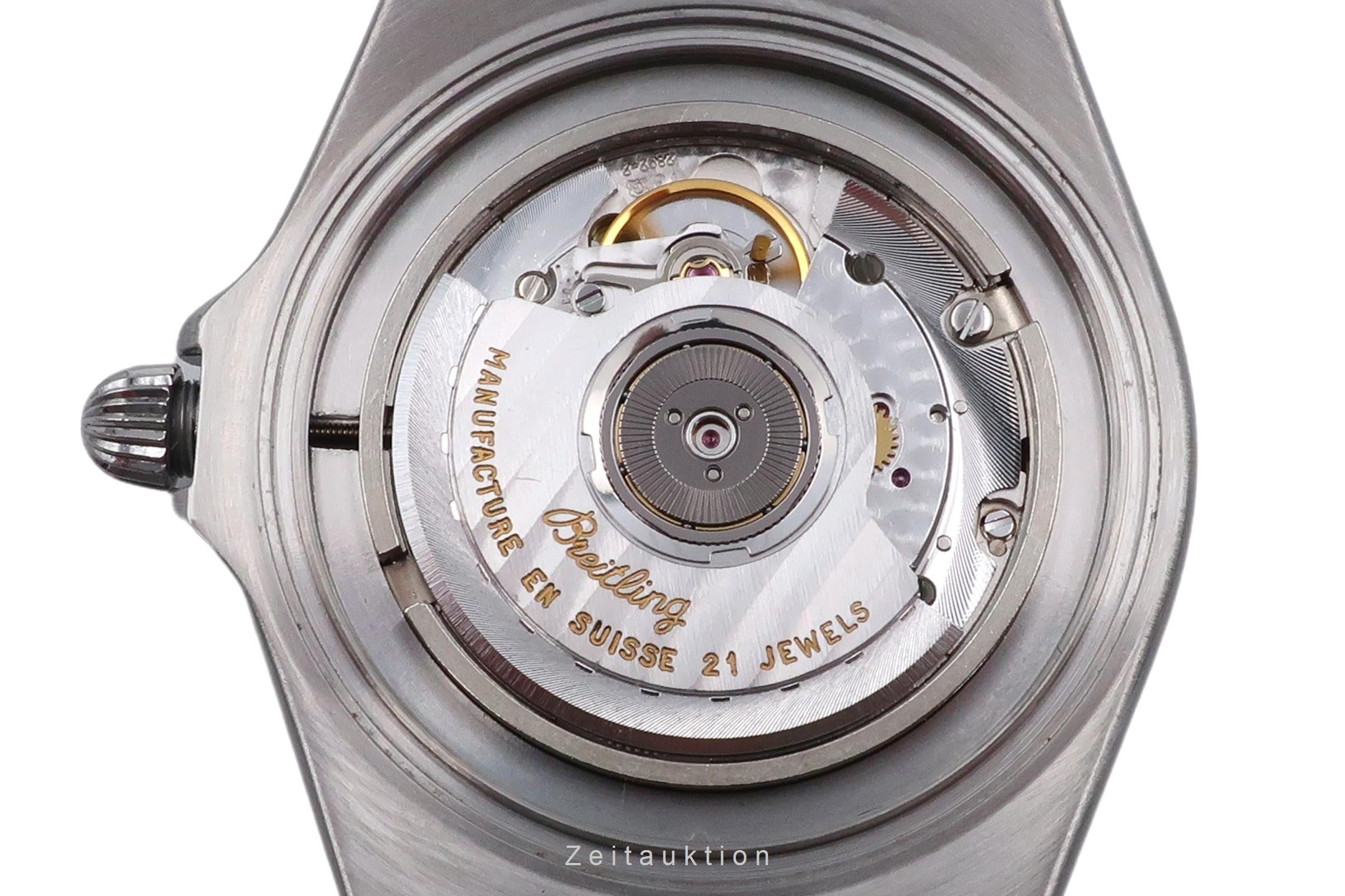 Breitling J-Class Stahl / Gold White Dial Automatik Herrenuhr Ref. 80250 Klassik [2400833]