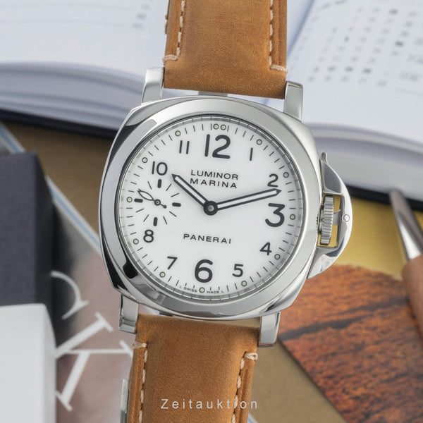 Panerai Luminor Marina steel manual winding men's watch PAM00113 LP: 6200EUR  [2400859]