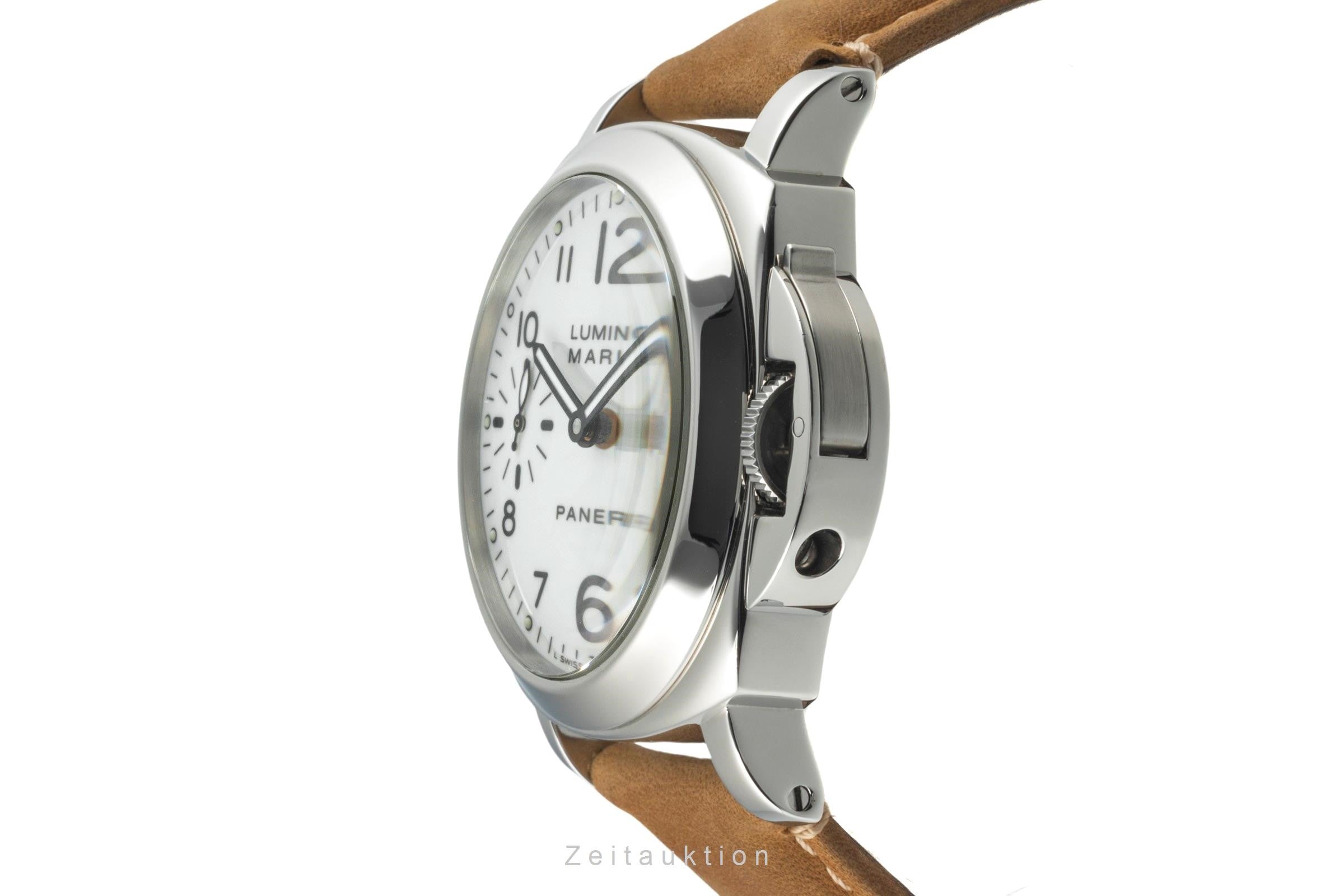 Panerai Luminor Marina steel manual winding men's watch PAM00113 LP: 6200EUR  [2400859]