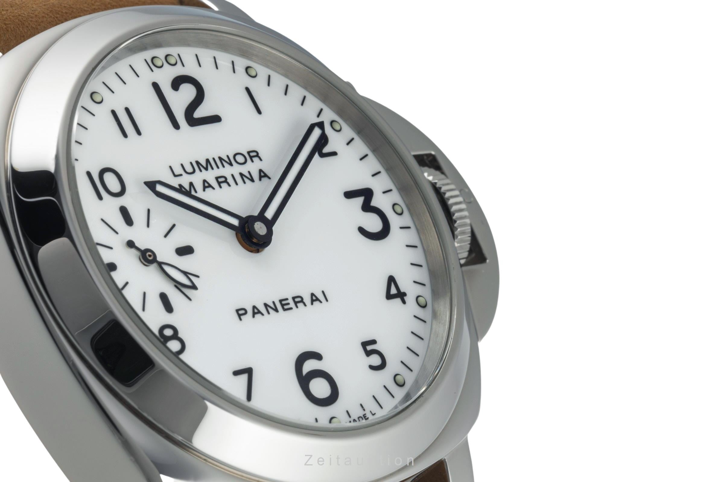 Panerai Luminor Marina steel manual winding men's watch PAM00113 LP: 6200EUR  [2400859]
