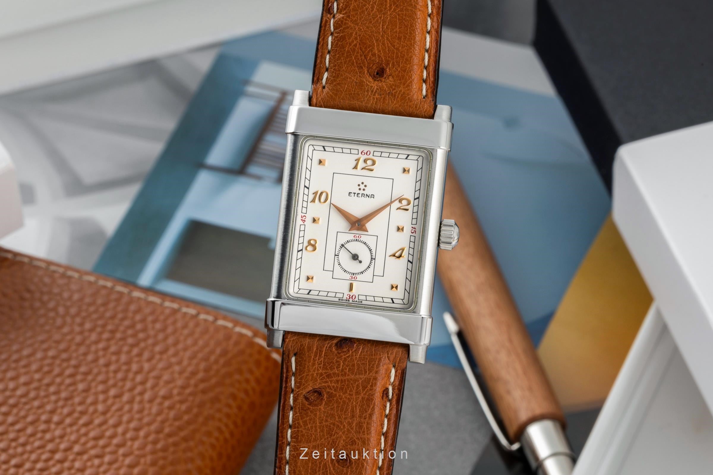 Eterna 1935 steel manual winding Ref. 8491.41.10 LIMITED EDITION