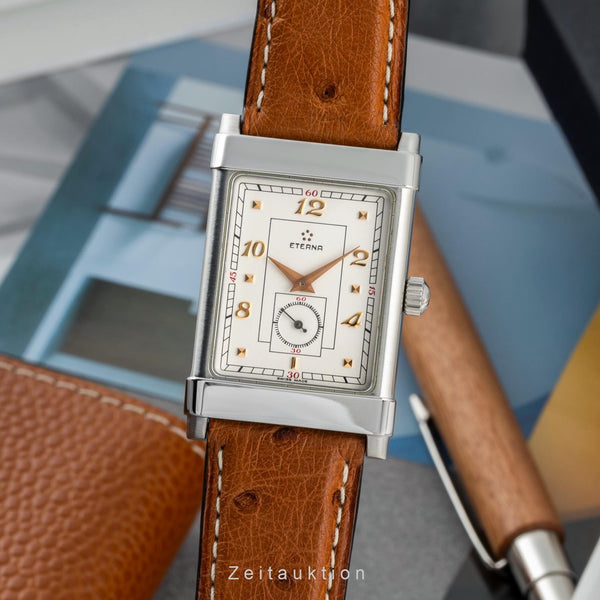 Eterna 1935 acciaio carica manuale orologio da uomo 8491.41.10 Limited  [2400898]