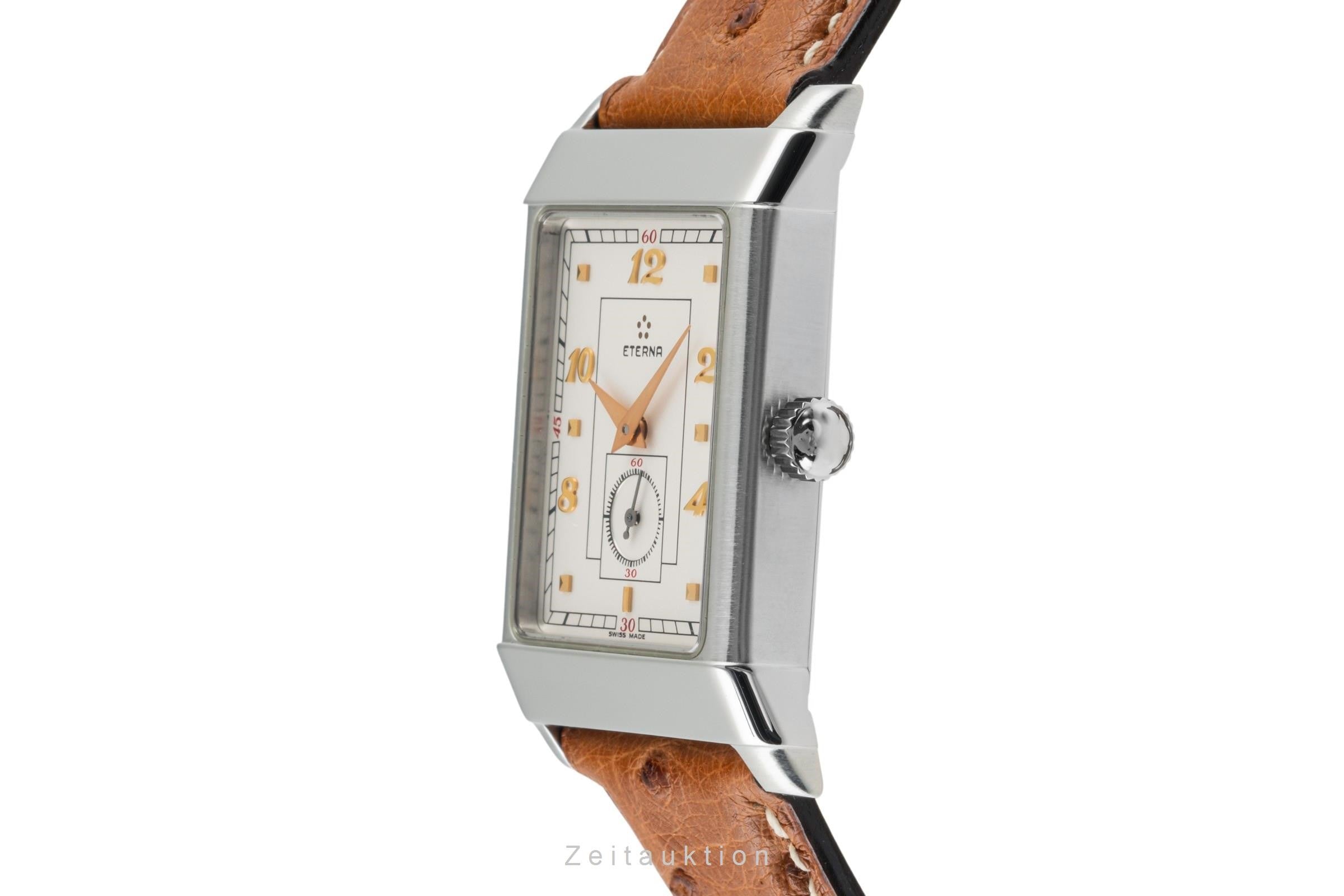 Eterna 1935 acciaio carica manuale orologio da uomo 8491.41.10 Limited  [2400898]