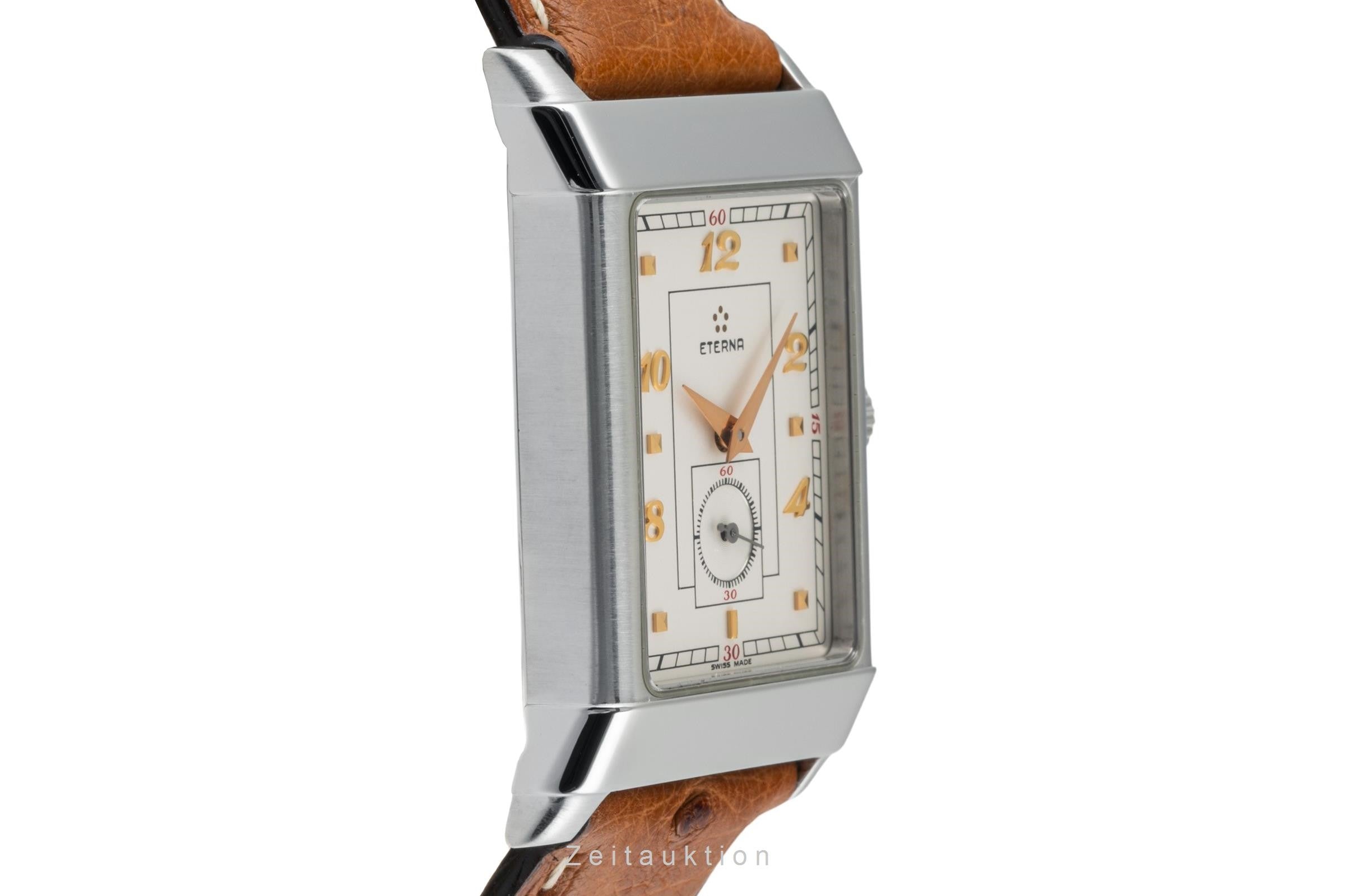 Eterna 1935 acciaio carica manuale orologio da uomo 8491.41.10 Limited  [2400898]