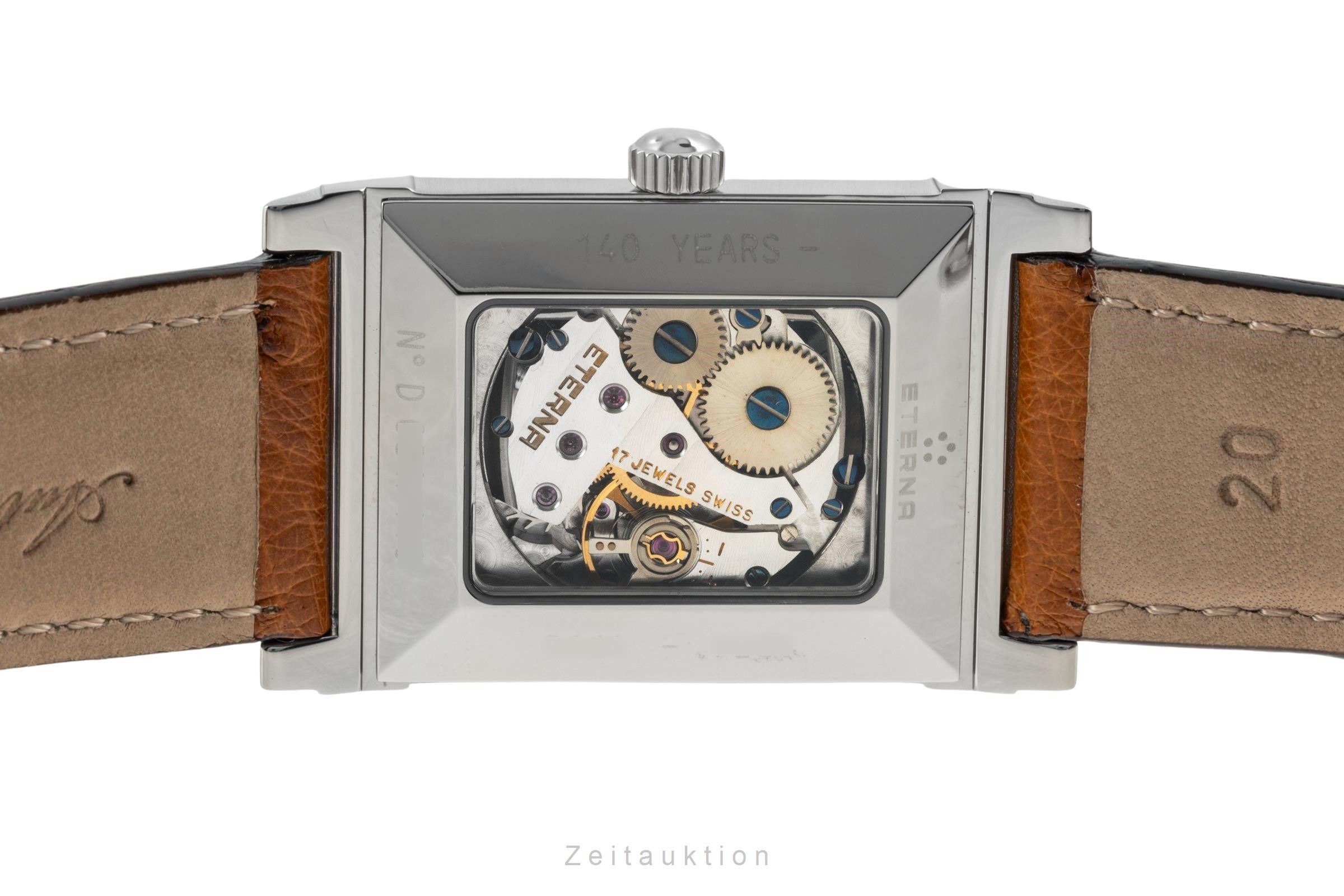 Eterna 1935 acciaio carica manuale orologio da uomo 8491.41.10 Limited  [2400898]