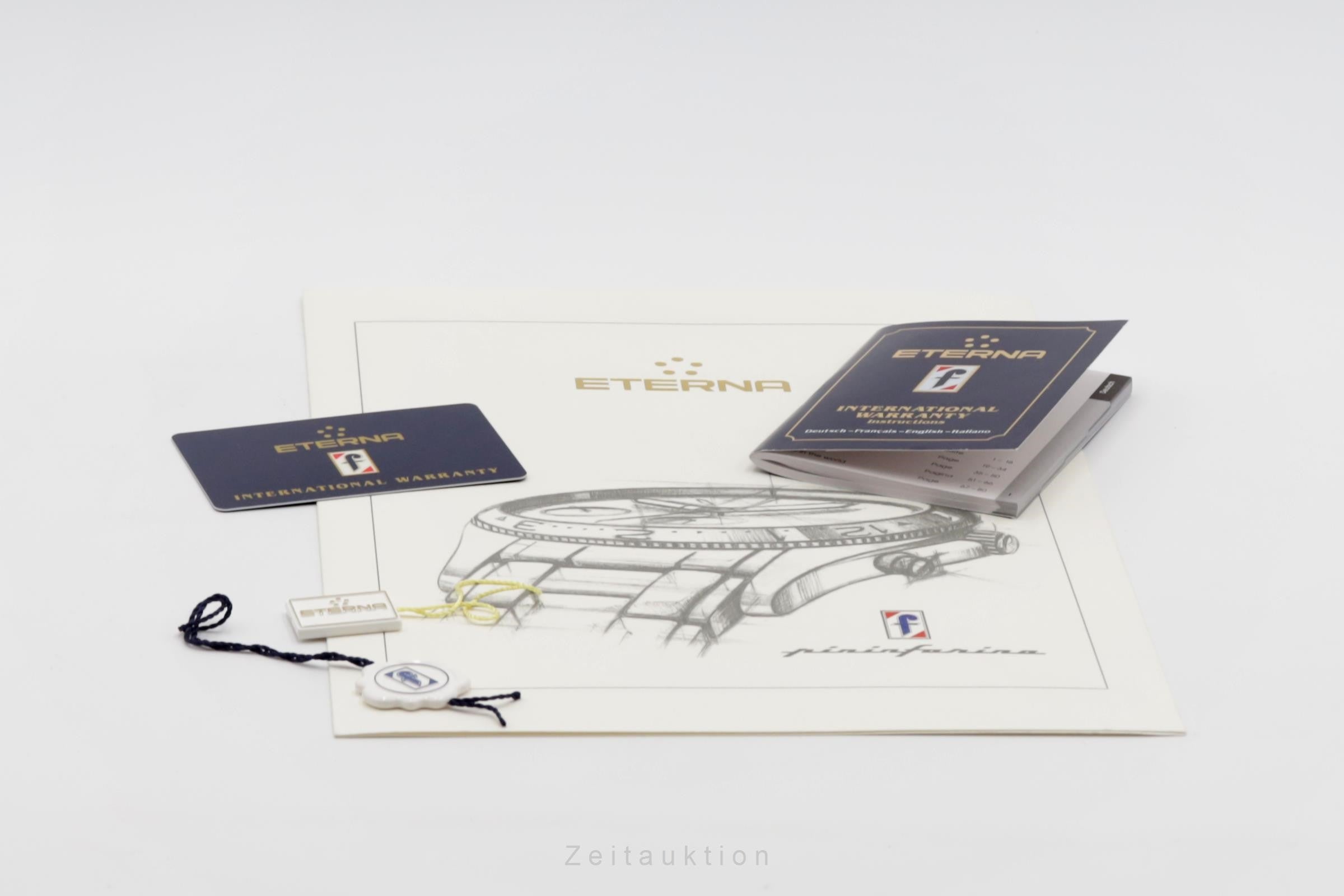 Eterna Pininfarina steel automatic men's watch 1408.41  [2400904]