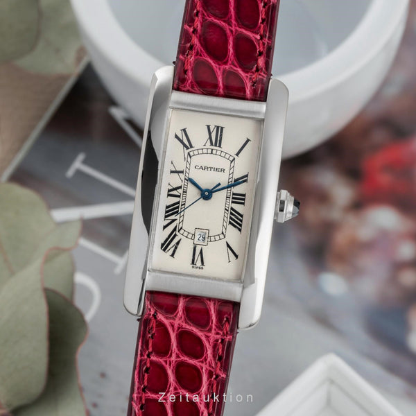 Cartier Tank Américaine 18 ct white gold automatic unisex W2603656, 1726 LP: 33000EUR  [2400912]