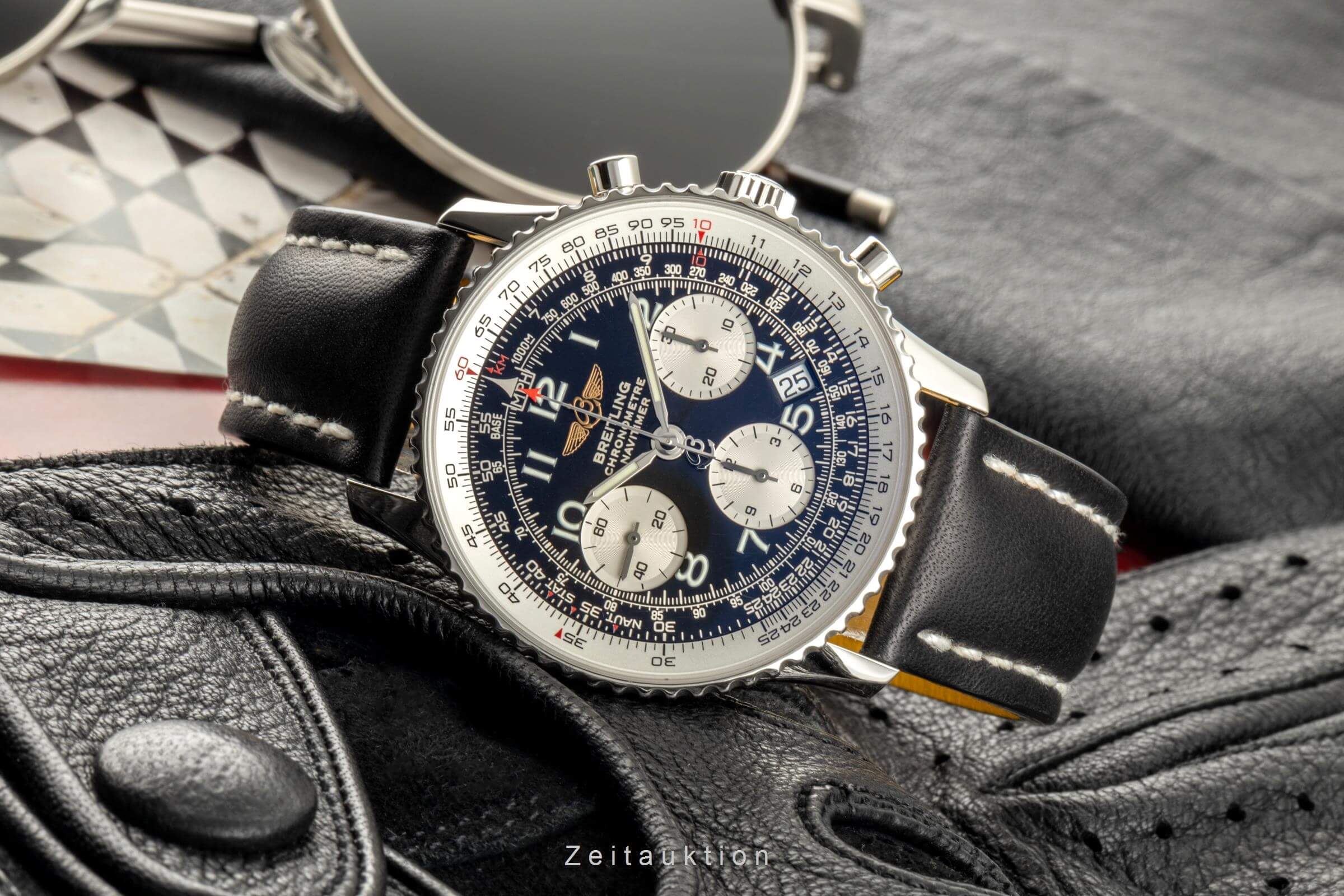 Breitling Navitimer chronograph steel automatic Kal. B23 Ref