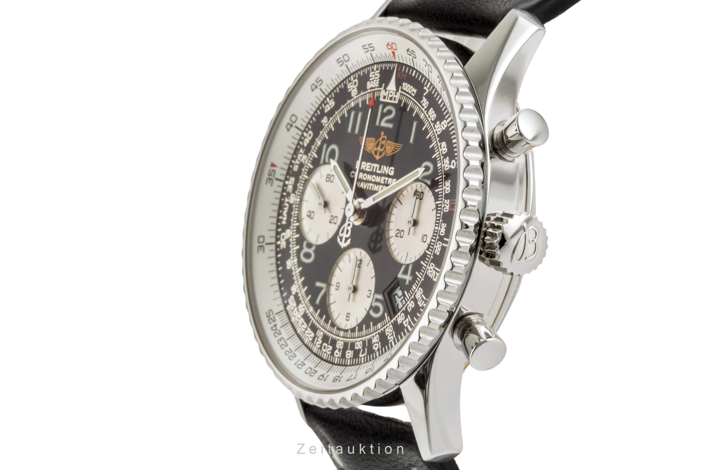 Breitling Navitimer cronografo acciaio automatismo orologio da uomo A23322 LP: 8950EUR  [2400931]