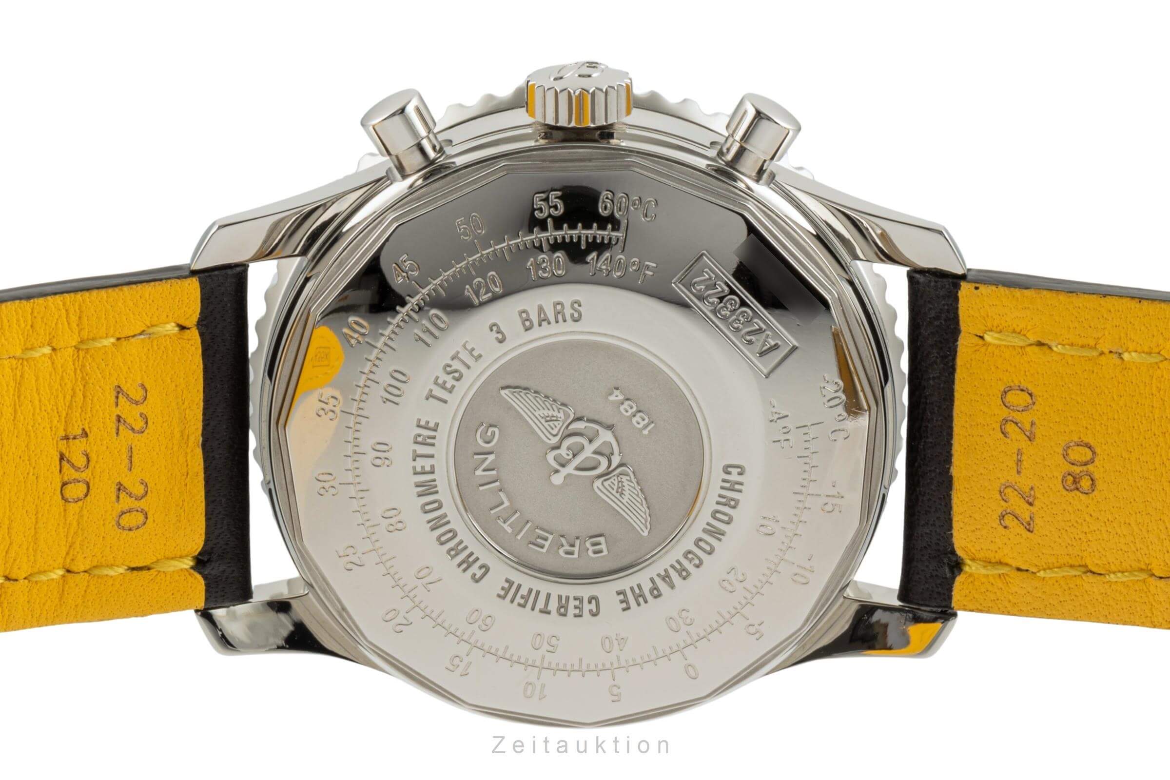 Breitling Navitimer cronografo acciaio automatismo orologio da uomo A23322 LP: 8950EUR  [2400931]