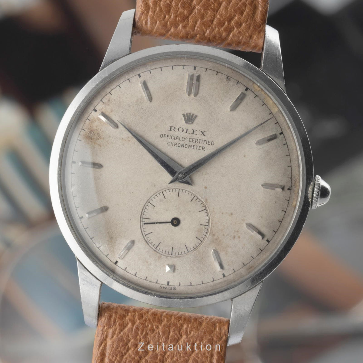 Rolex Precision YG Manual Winding Watch Rolex Precision ref 4536 Rare 14K YG Dress Model circa 1950 main image 2