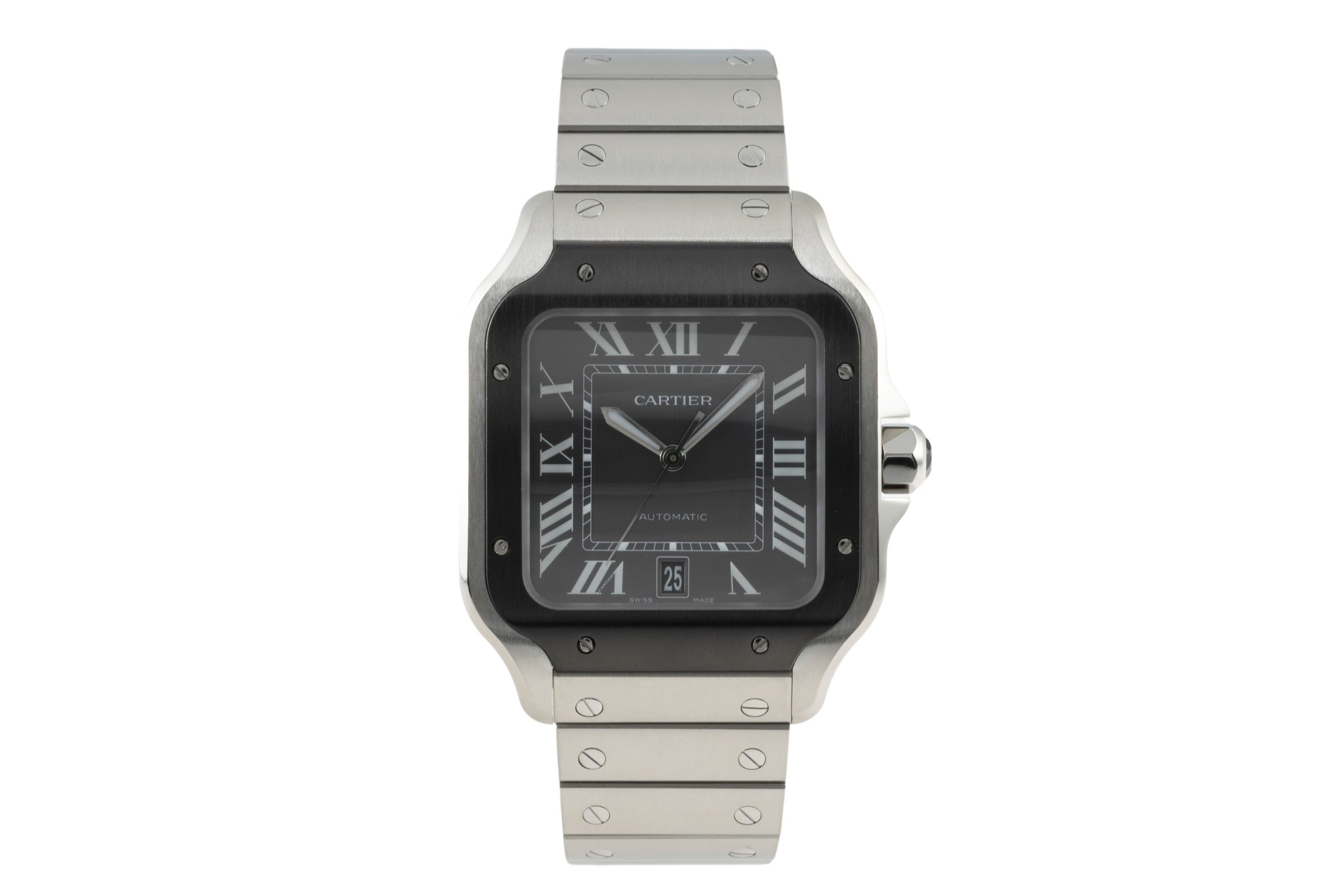 Cartier Santos acciaio automatismo orologio da uomo WSSA0037, 4072 LP: 8650EUR  [2401058]