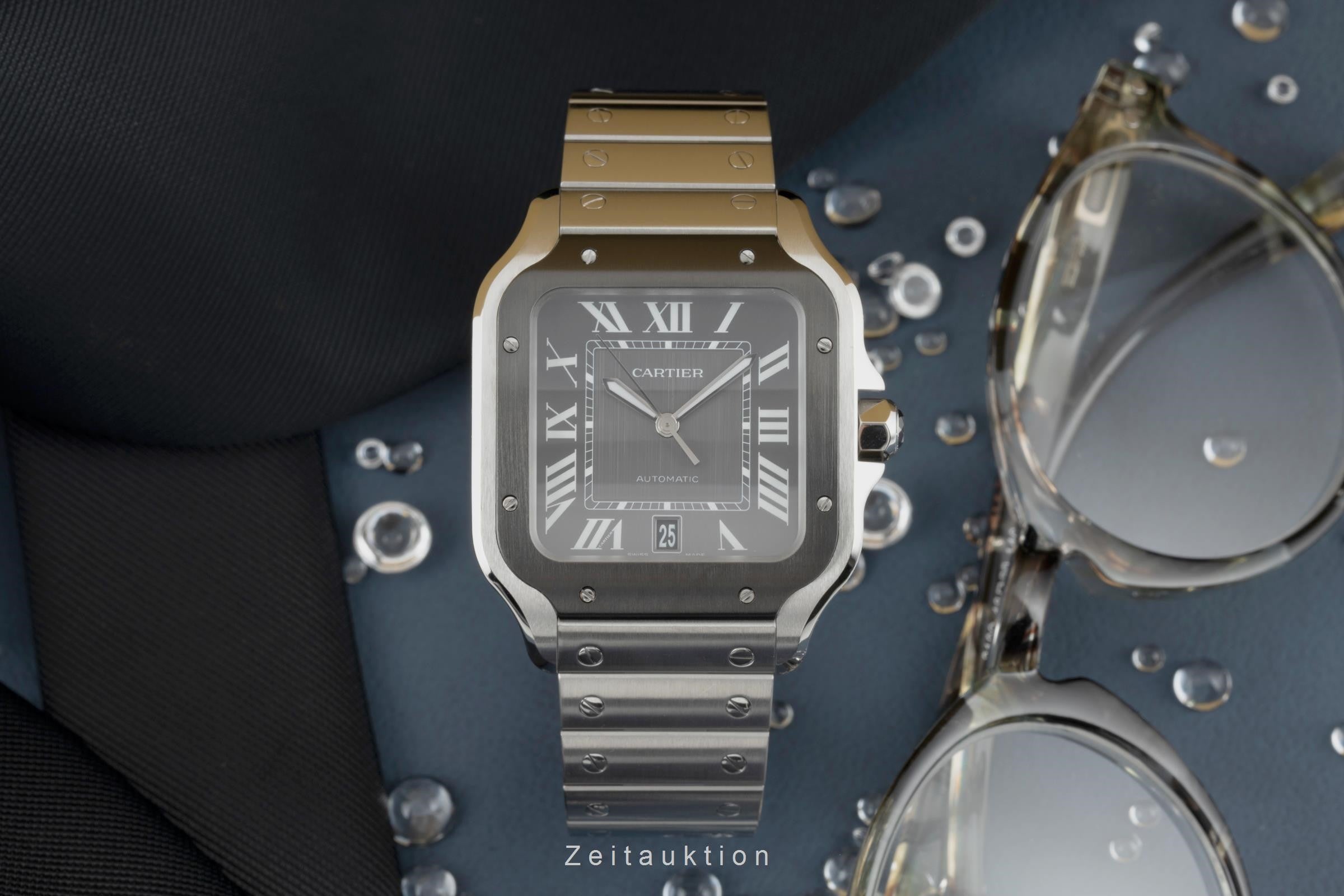 Cartier Santos acciaio automatismo orologio da uomo WSSA0037, 4072 LP: 8650EUR  [2401058]