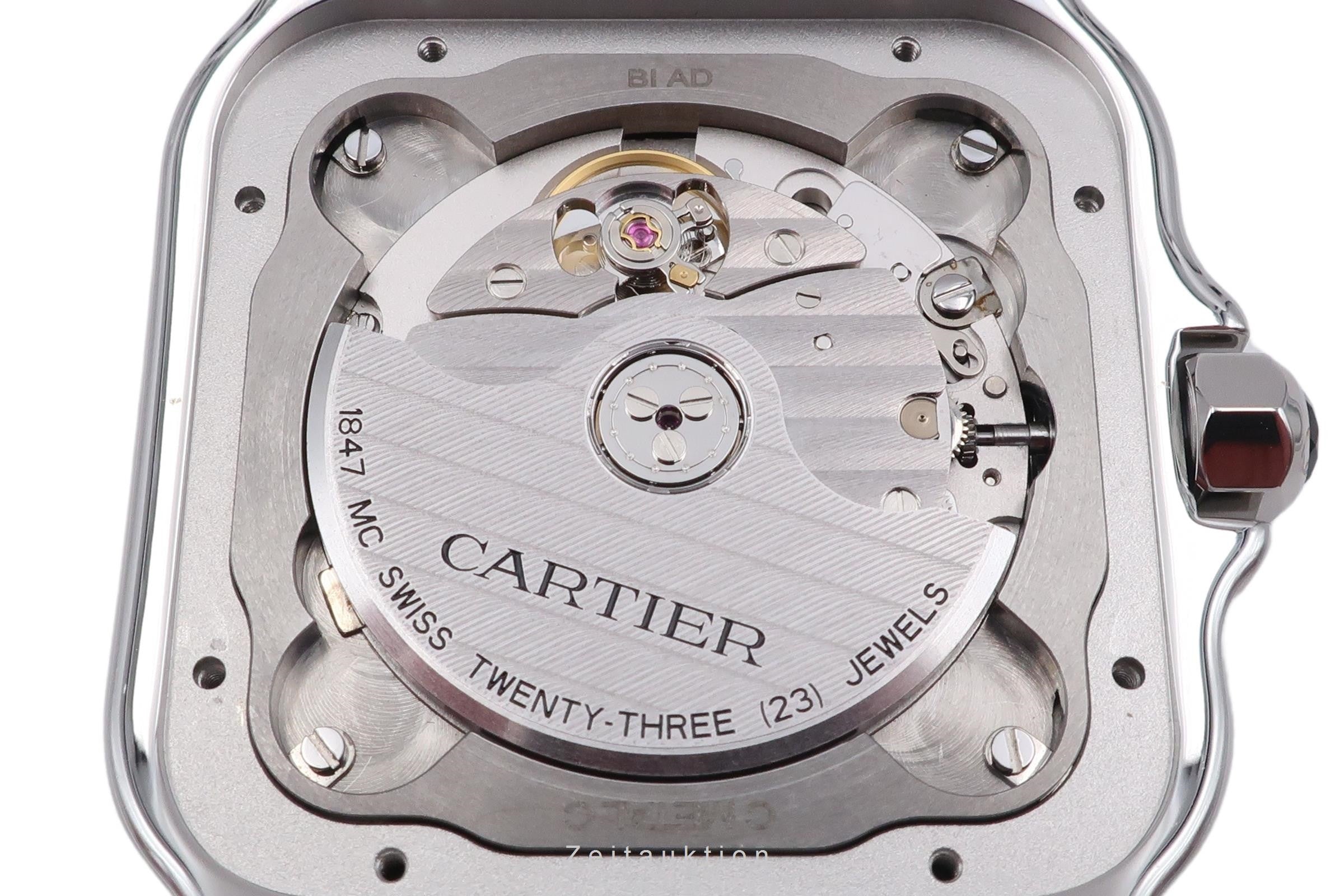 Cartier Santos acciaio automatismo orologio da uomo WSSA0037, 4072 LP: 8650EUR  [2401058]