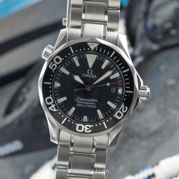 Omega Seamaster steel quartz men's watch 2262.50.00  [2401081]