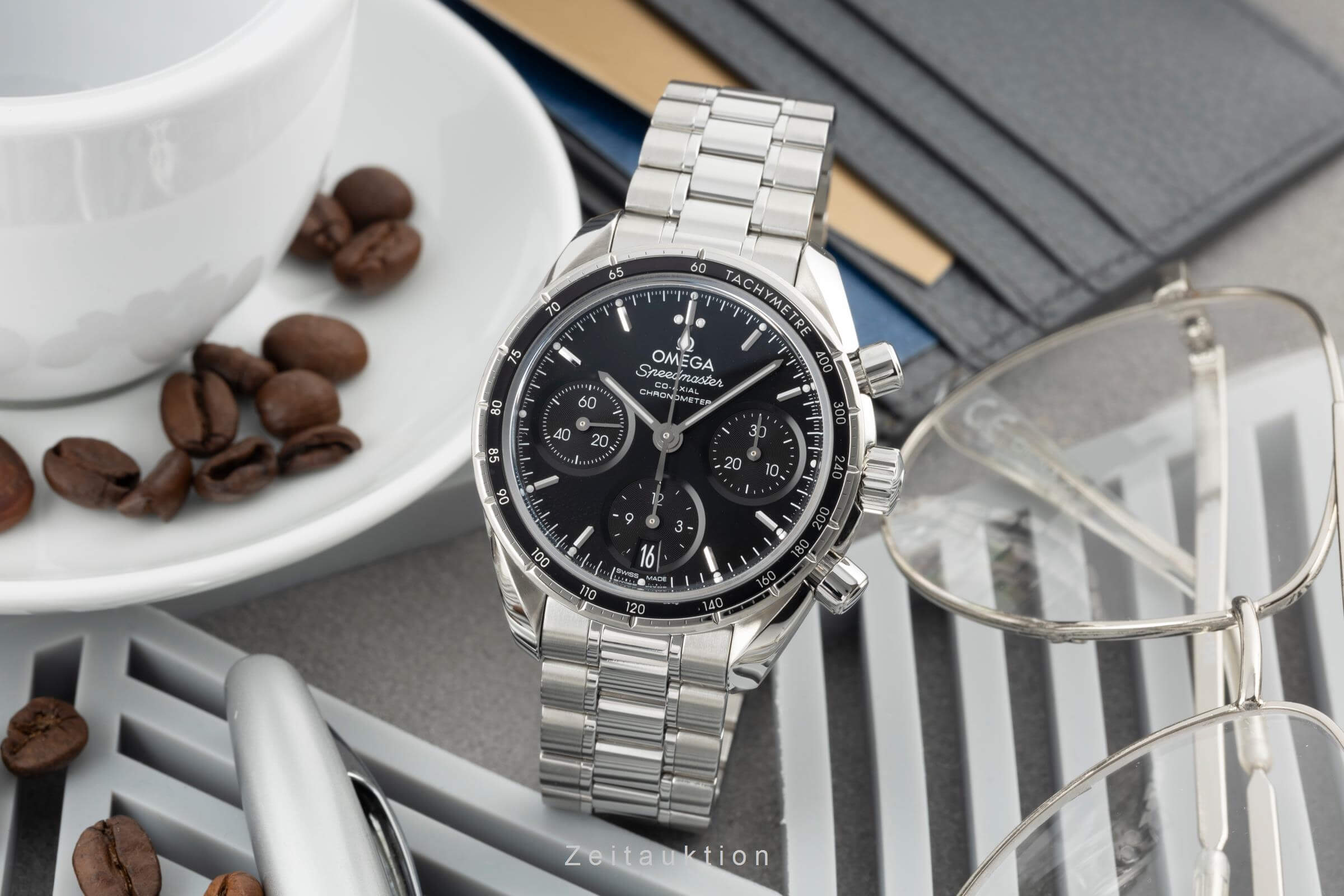 Omega Speedmaster 38 Chronograph Automatik Ref. 324.30.38.50.01.001 NP: 6100,- € [2401082]