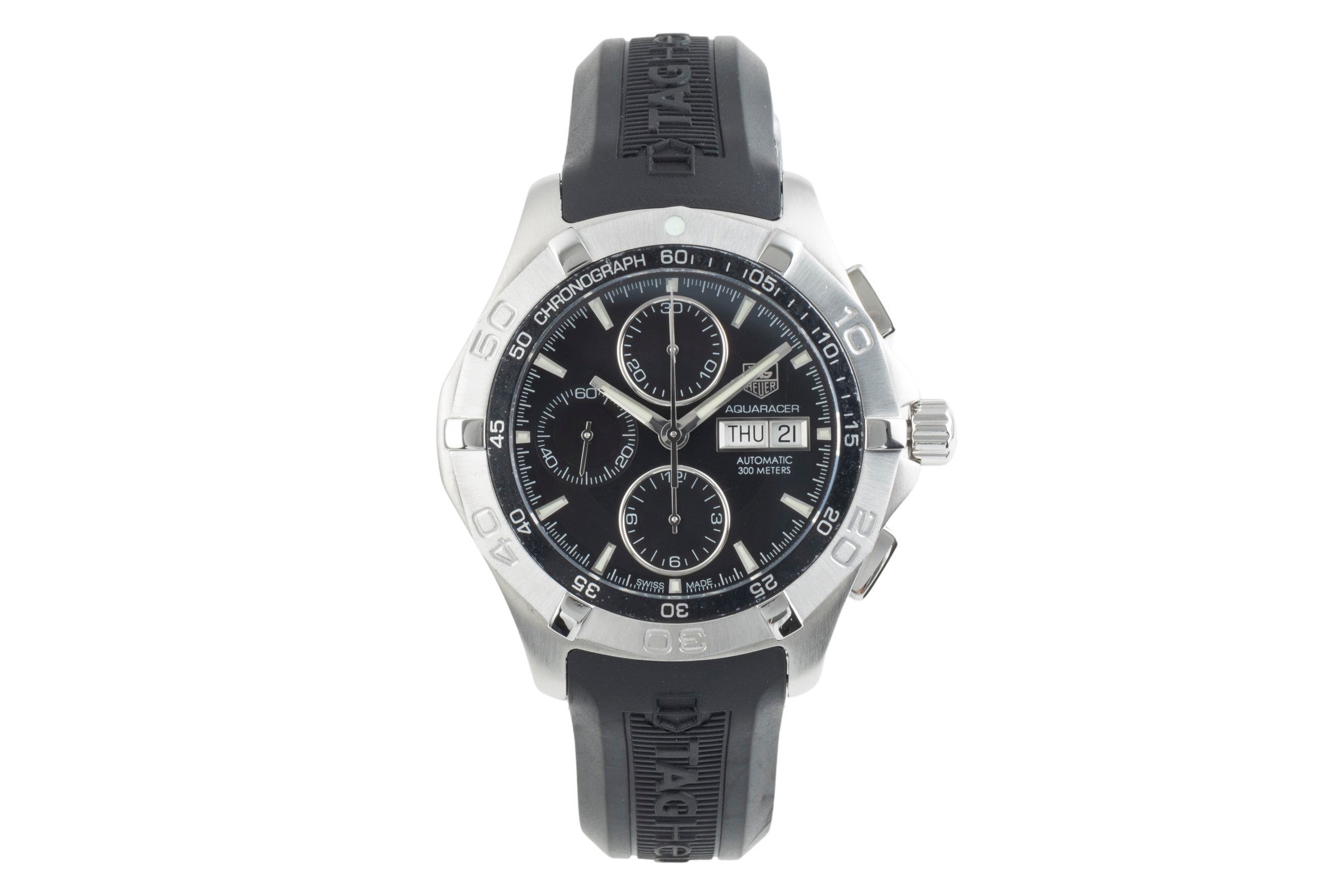 Tag Heuer Aquaracer chronograph steel automatic men's watch CAF2010  [2401093]