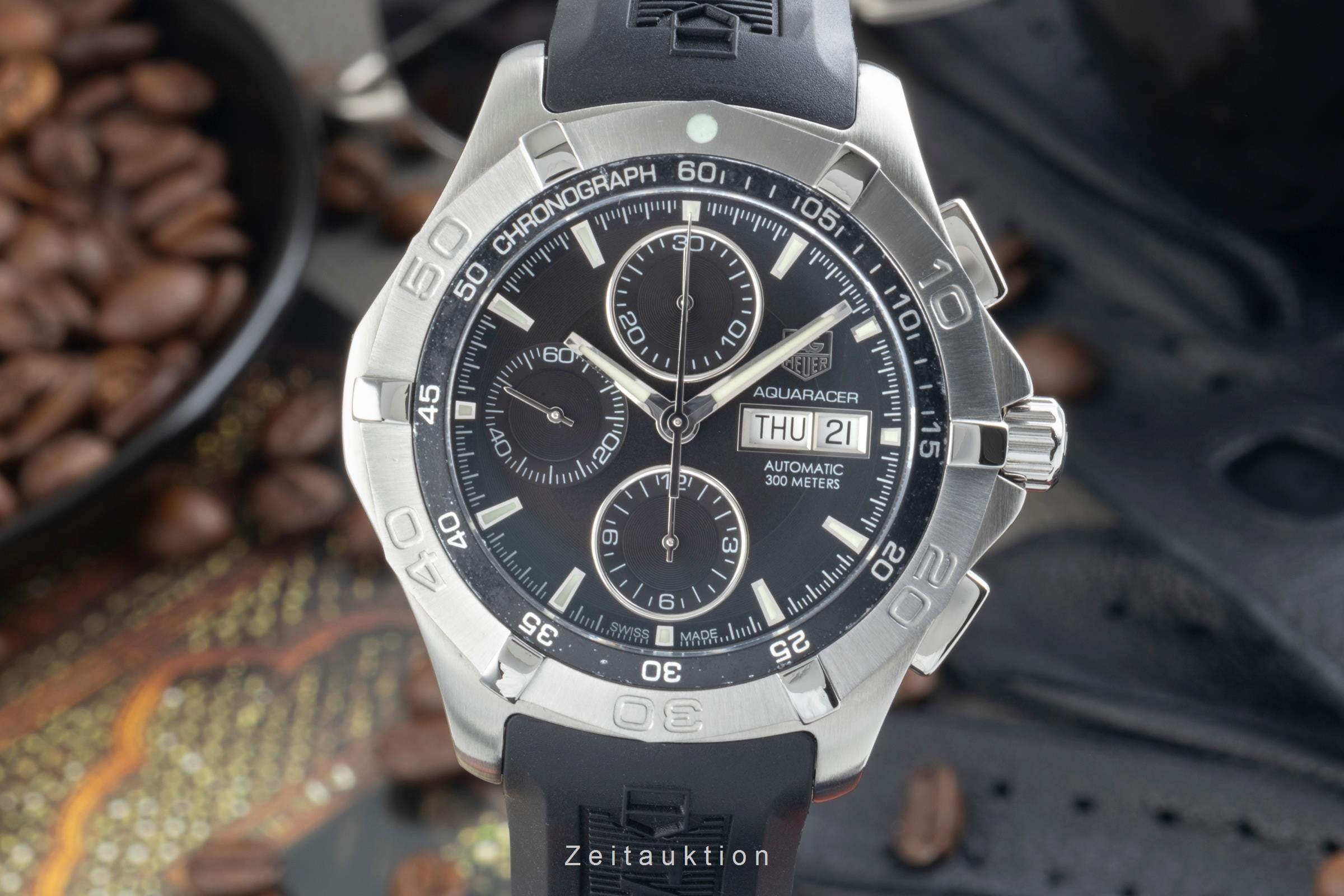 Tag Heuer Aquaracer Chronograph Stahl Automatik Kal. 16 Ref