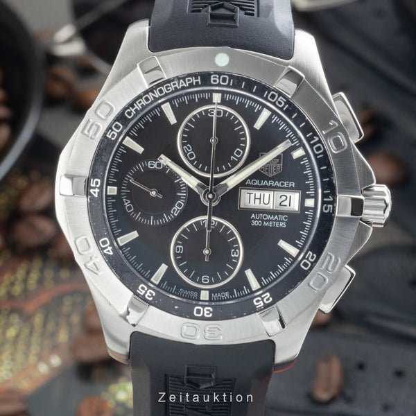 Tag Heuer Aquaracer chronograph steel automatic men's watch CAF2010  [2401093]