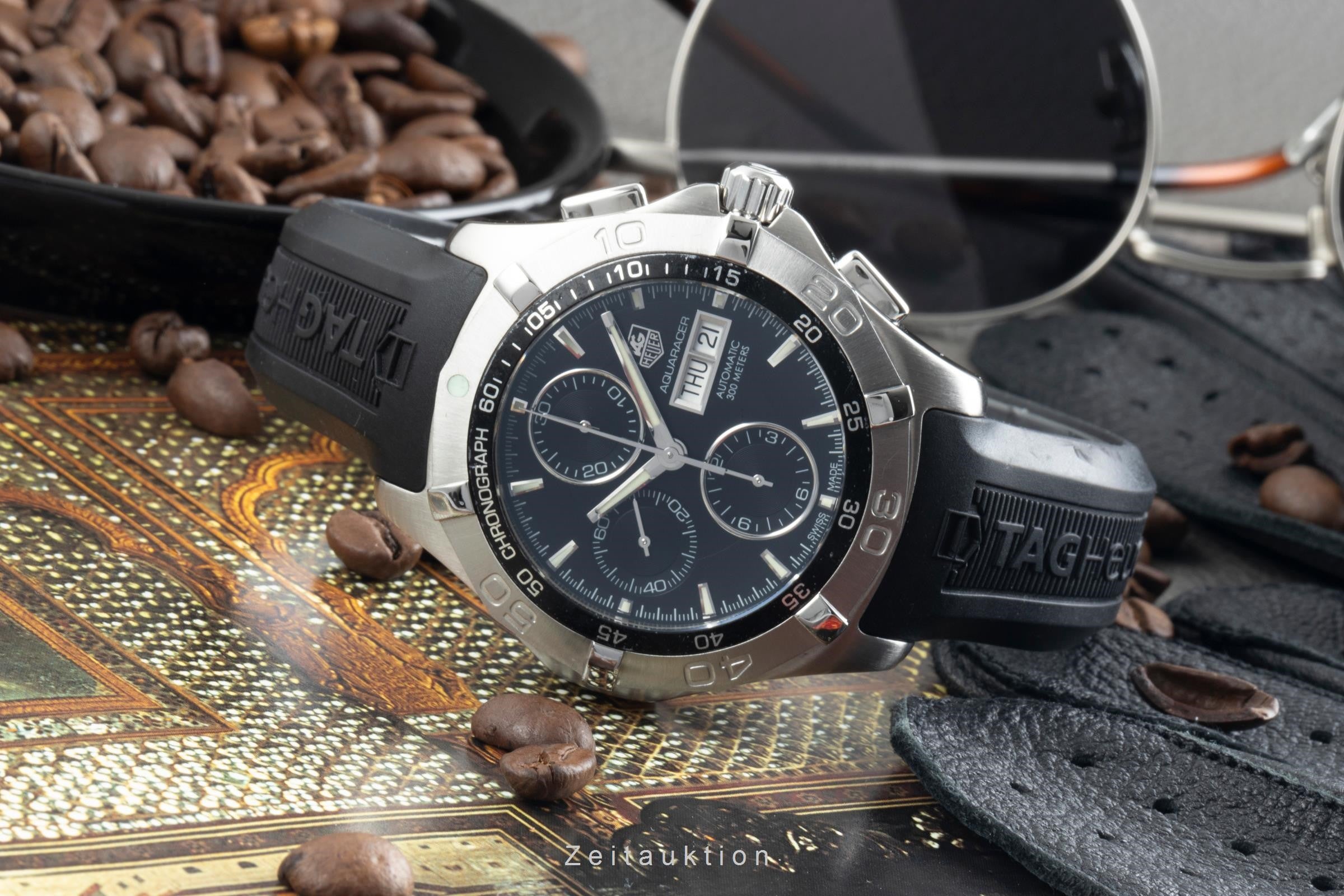 Tag Heuer Aquaracer chronograph steel automatic men's watch CAF2010  [2401093]