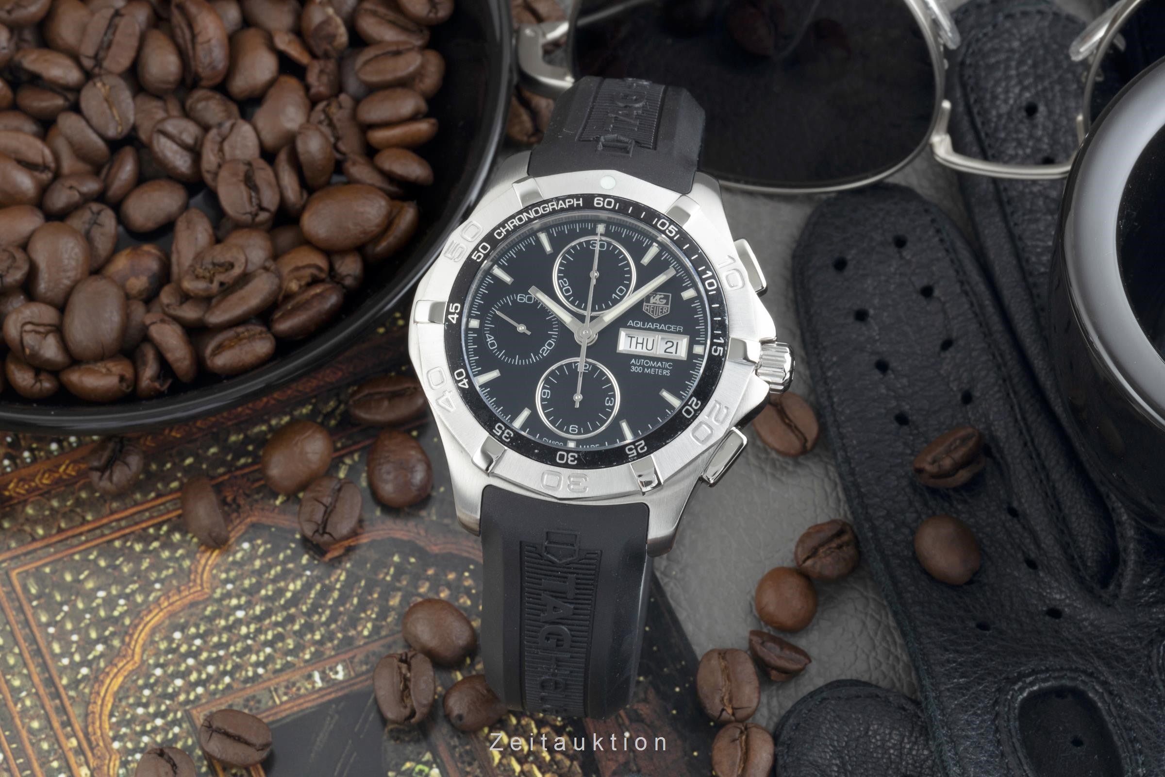 Tag Heuer Aquaracer chronograph steel automatic men's watch CAF2010  [2401093]