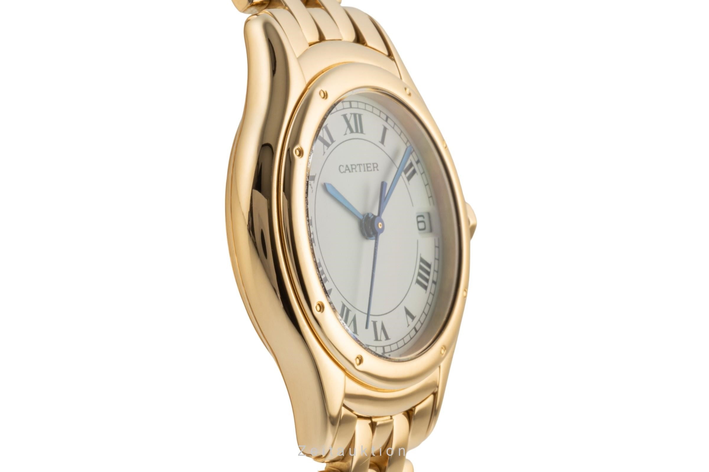 Cartier Cougar oro 18 ct quarzo orologio da donna 887906 LP: 24800EUR  [2401100]