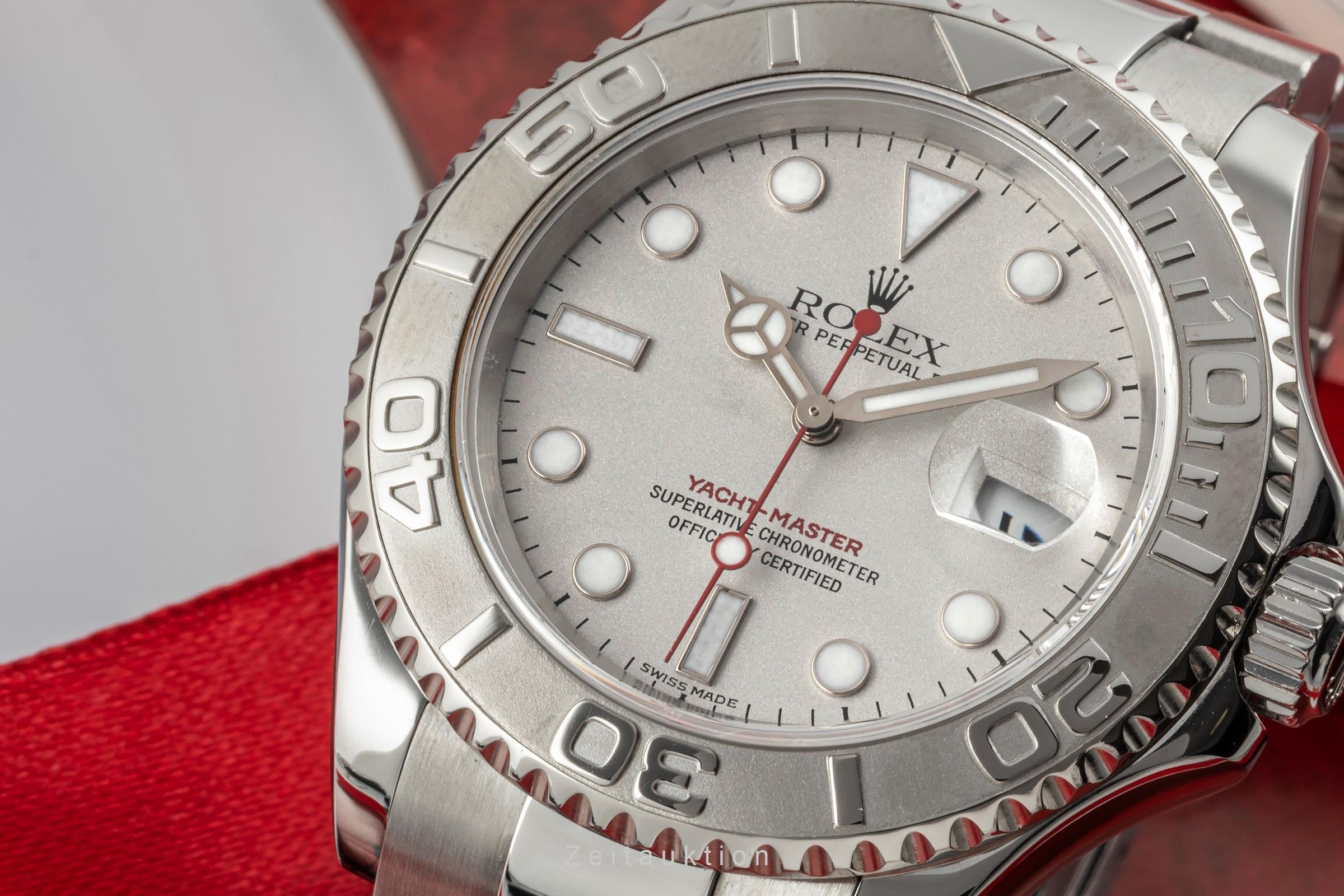 Rolex Yacht-Master 40 Oyster Stahl Platin Automatik Herrenuhr Ref. 16622 Y-Serie [2401109]