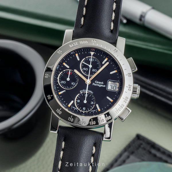 Girard Perregaux GP 7500 Chronograph Edelstahl Automatik Herrenuhr Ref. 7500  [2401128]