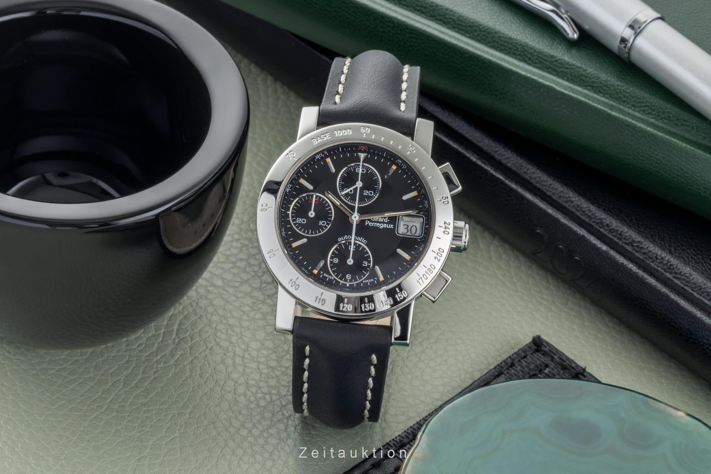 Girard Perregaux GP 7500 Chronograph Edelstahl Automatik Herrenuhr Ref. 7500  [2401128]