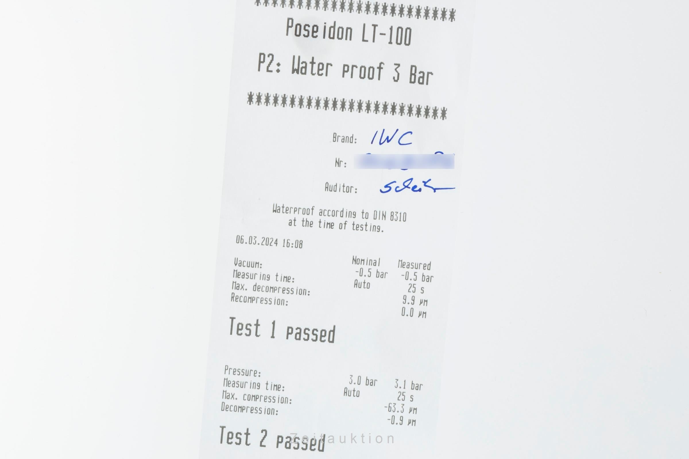 IWC Portugieser steel manual winding men's watch IW544203 Limited  [2401139]