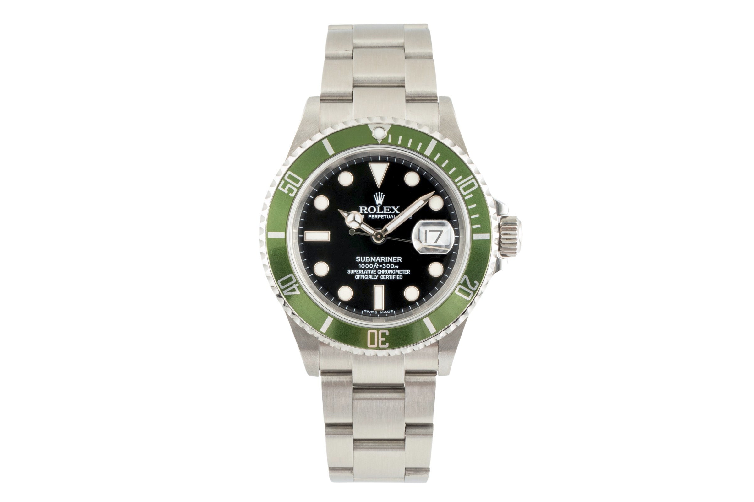 Rolex Submariner Date "Kermit" Herrenuhr Oyster Perpetual Ref. 116610LV D-Serie [2401141]