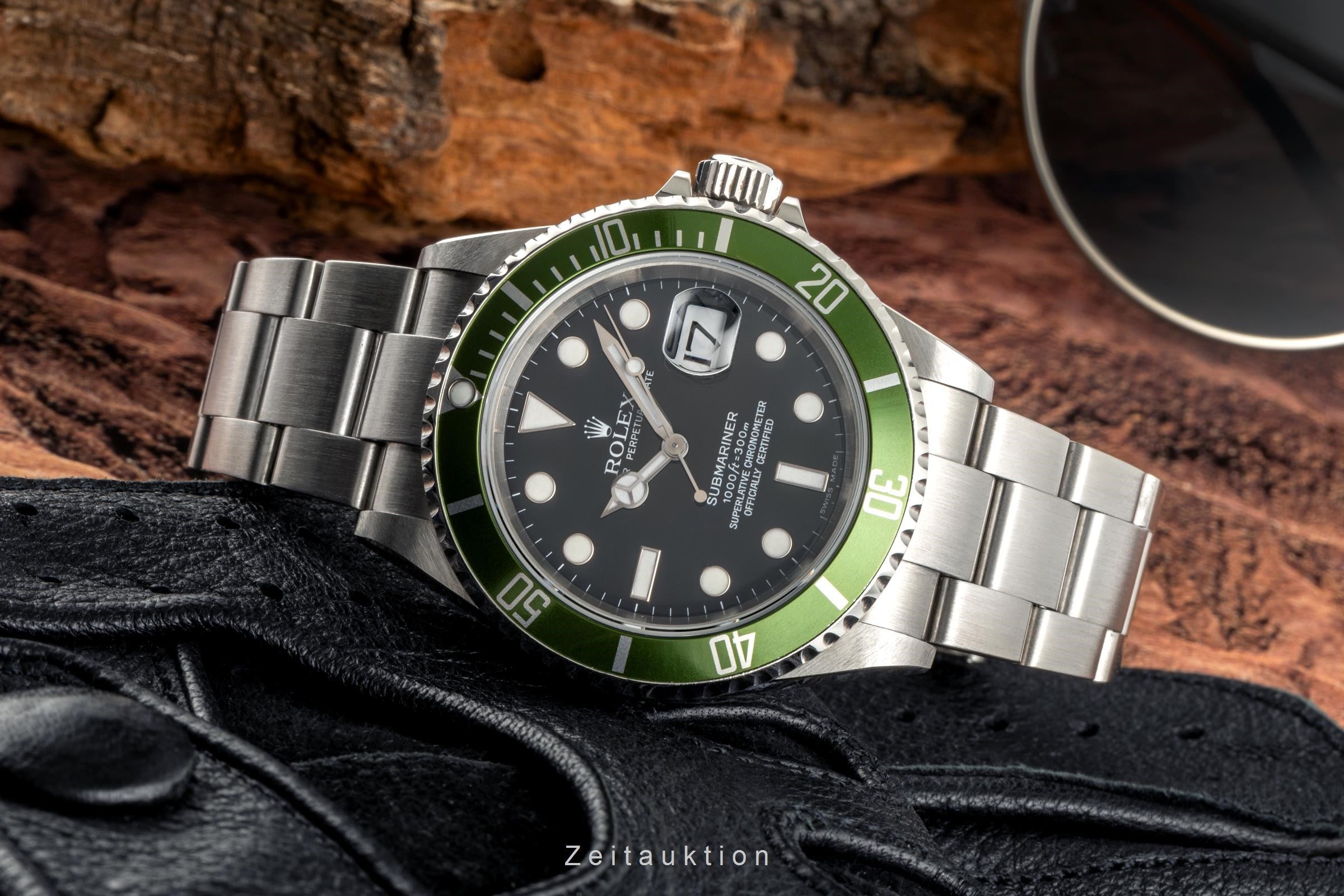 Rolex Submariner Date "Kermit" Herrenuhr Oyster Perpetual Ref. 116610LV D-Serie [2401141]