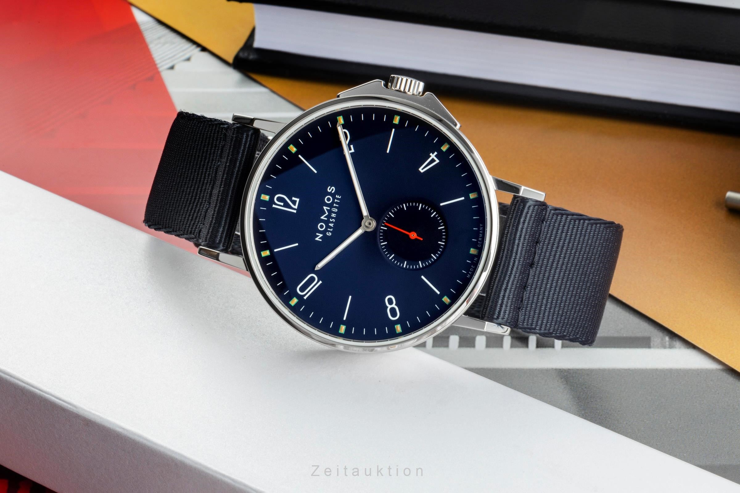 Nomos Glashütte Ahoi Atlantik Edelstahl Automatik Herrenuhr Ref. 557 NP: 3340,-€ [2401144]