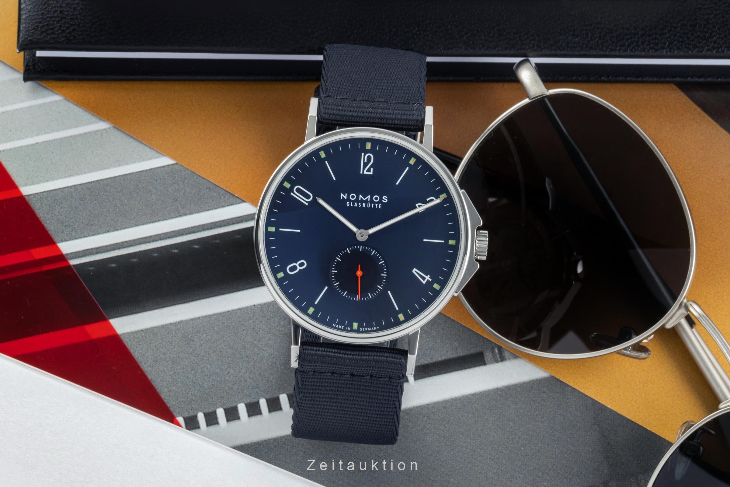 Nomos Glashütte Ahoi Atlantik Edelstahl Automatik Herrenuhr Ref. 557 NP: 3340,-€ [2401144]