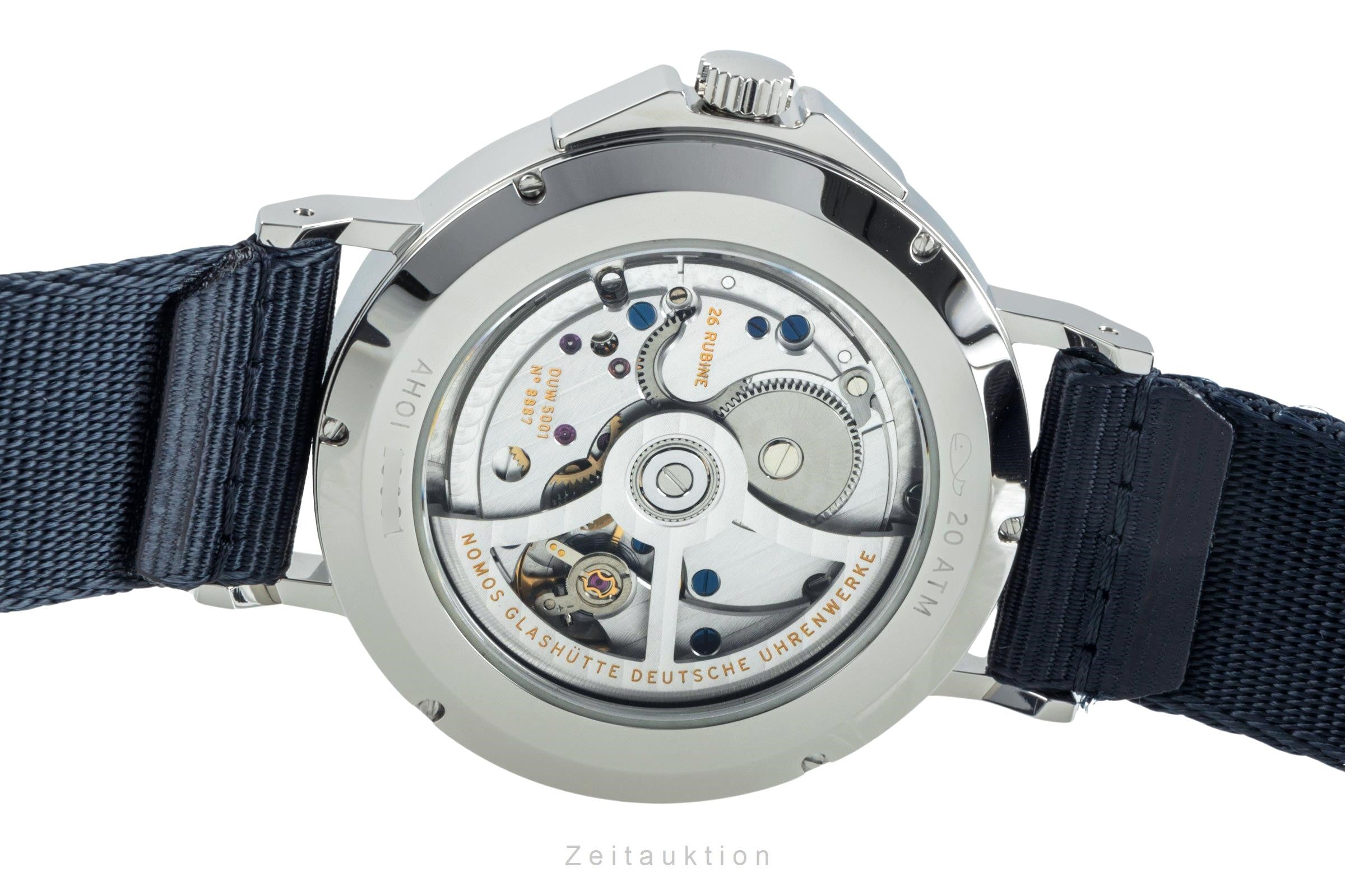 Nomos Glashütte Ahoi Atlantik Edelstahl Automatik Herrenuhr Ref. 557 NP: 3340,-€ [2401144]